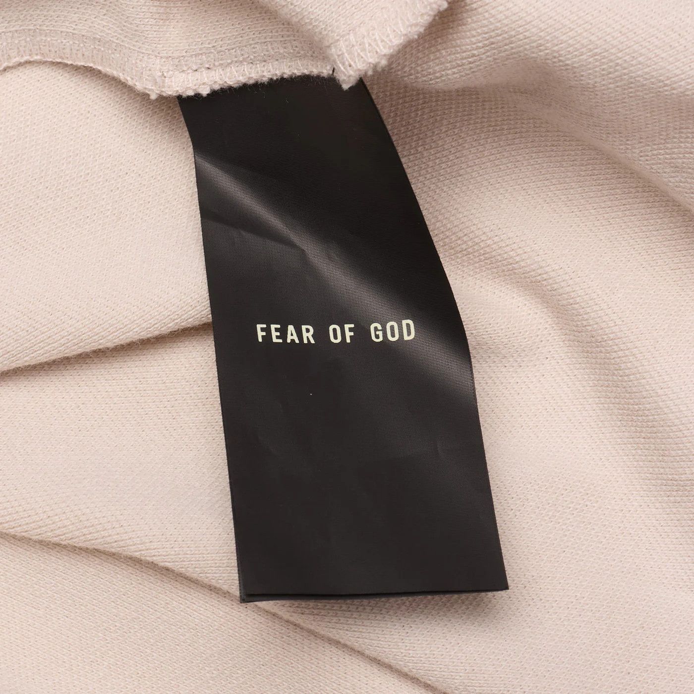 Fear of God FEAR OF GOD Beige Picque Cotton Mock Nect Sweatshirt Size US L / EU 52-54 / 3 - 7 Thumbnail