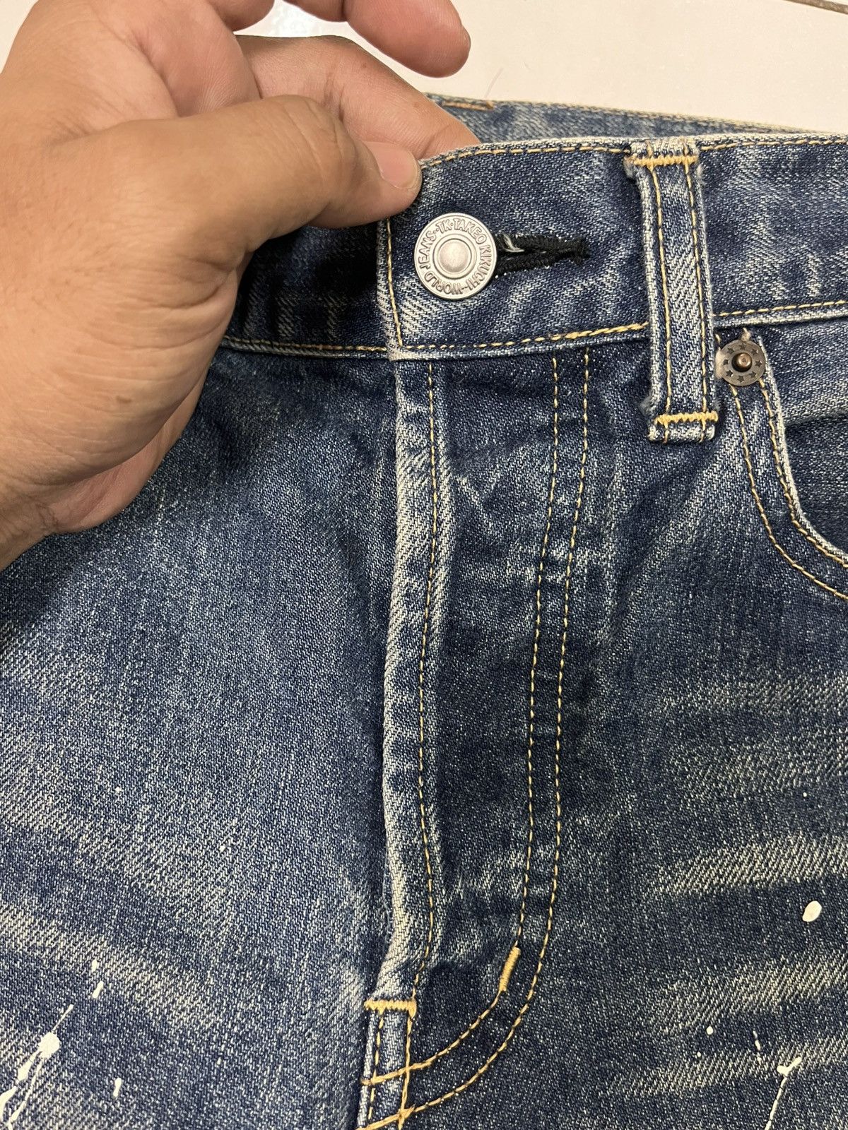 Takeo Kikuchi Japanese Brand Takeo Kikuchi Distressed Painter Jeans Size US 31 - 11 Thumbnail