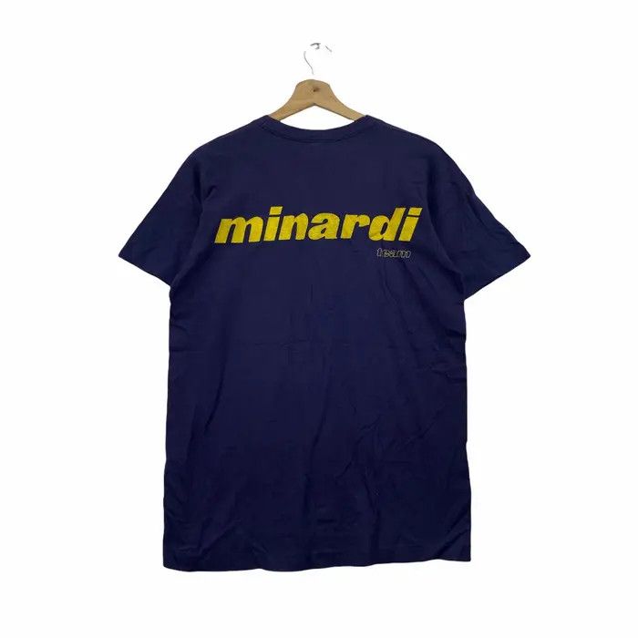 Vintage Vtg 1990 MINARDI RACING TEAM Formula 1 Rally Tee Shirt Size US M / EU 48-50 / 2 - 1 Thumbnail