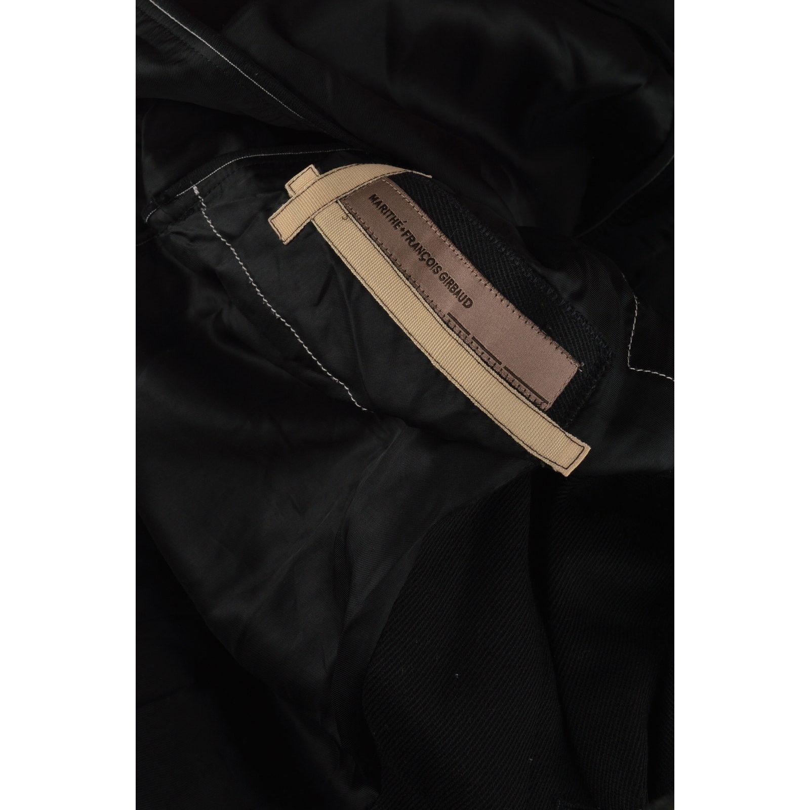 Marithe + Francois Girbaud Marithe + Francois Girbaud black wool coat Size US L / EU 52-54 / 3 - 3 Thumbnail