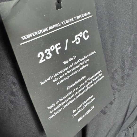 Mackage Mackage Joe City MG Down Puffer Jacket Black Men’s Size 44/X Size US XL / EU 56 / 4 - 5 Thumbnail