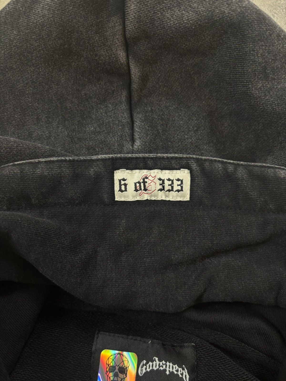 Godspeed Godspeed Artificial Love Hoodie, Washed Black Size US S / EU 44-46 / 1 - 8 Thumbnail