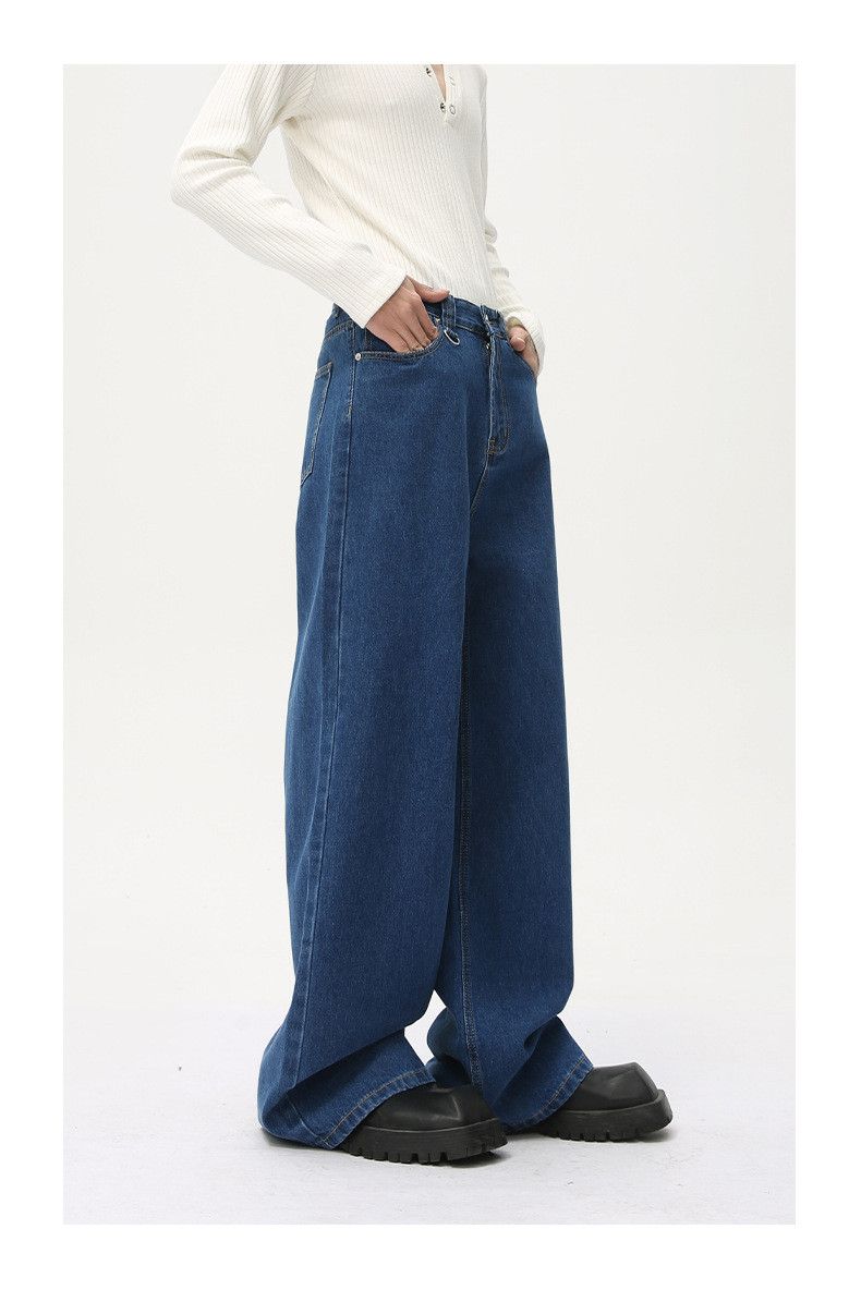 Japanese Brand Men's Japanese Retro Cleanfit Wide-Leg Casual Jeans Size US 32 / EU 48 - 3 Thumbnail