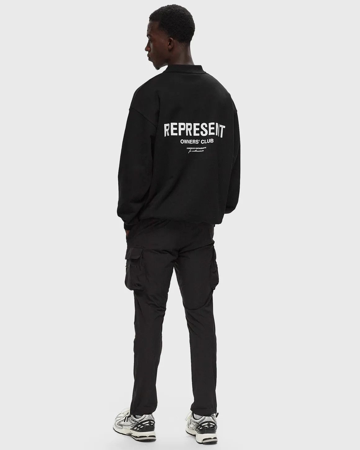 Represent Clo. REPRESENT OWNERS CLUB LS POLO SWEAT Size US XL / EU 56 / 4 - 2 Thumbnail