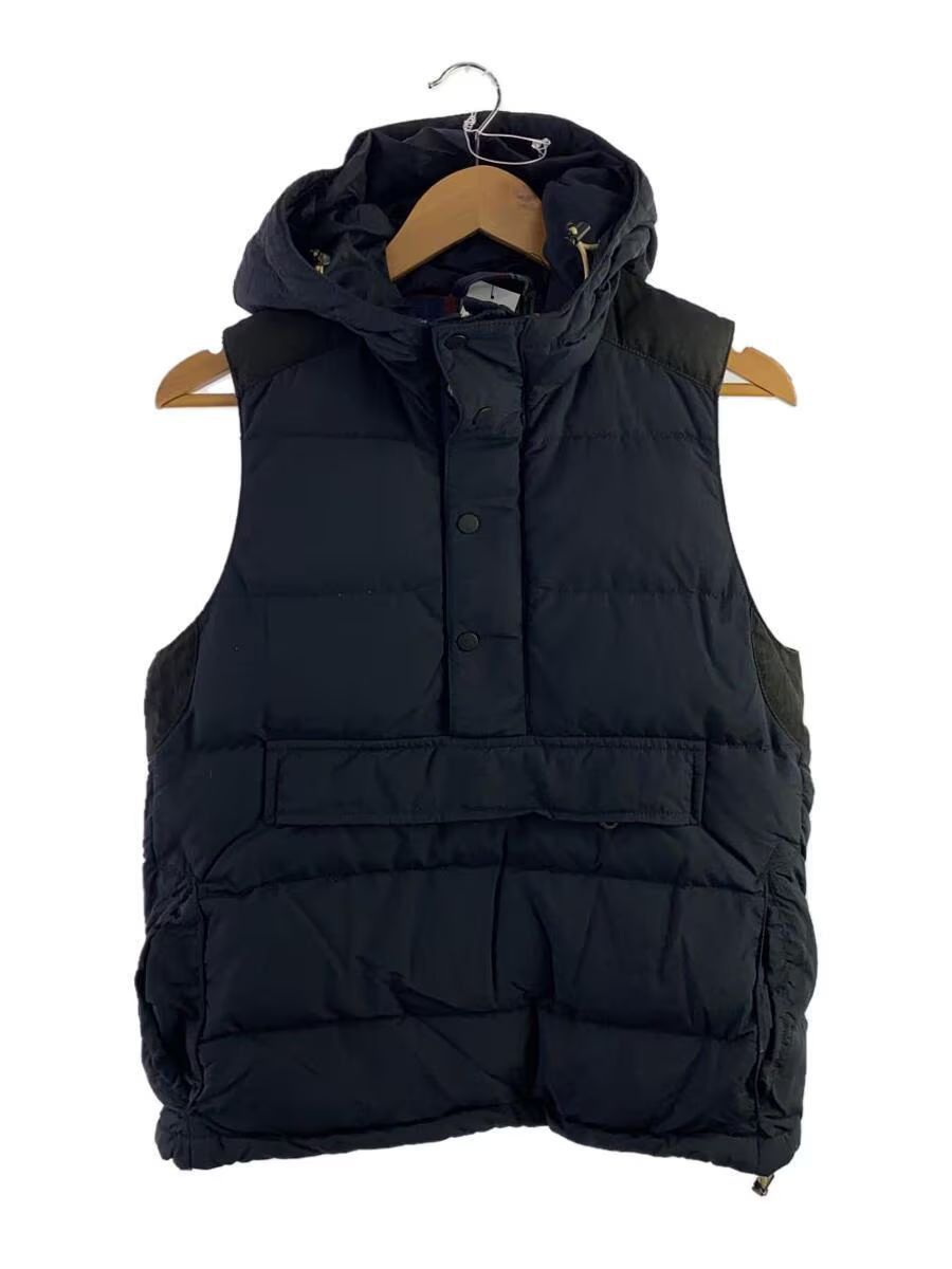 image of Comme Des Garcons x Duvetica Hooded Nylon Down Puffer Vest in Navy, Men's (Size XS)