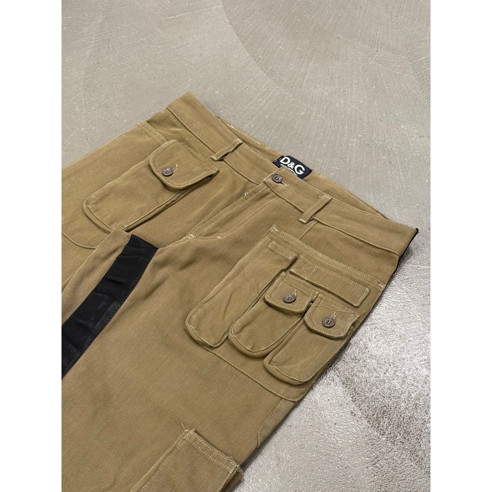 Dolce & Gabbana 2003 Dolce & Gabbana bondage paracadute cargo pants Size US 34 / EU 50 - 3 Thumbnail