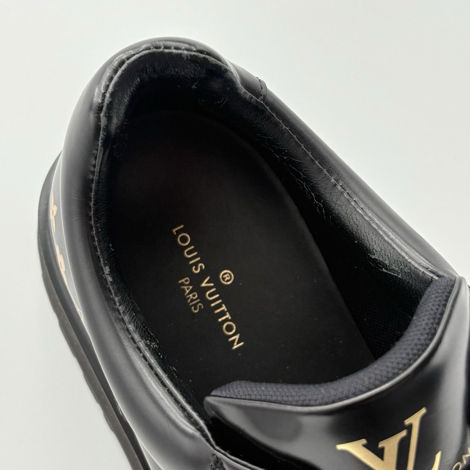 Louis Vuitton Louis Vuitton Leather Derby Sneaker ' Black ' | SUPER CLEAN! Size US 8 / EU 41 - 6 Thumbnail