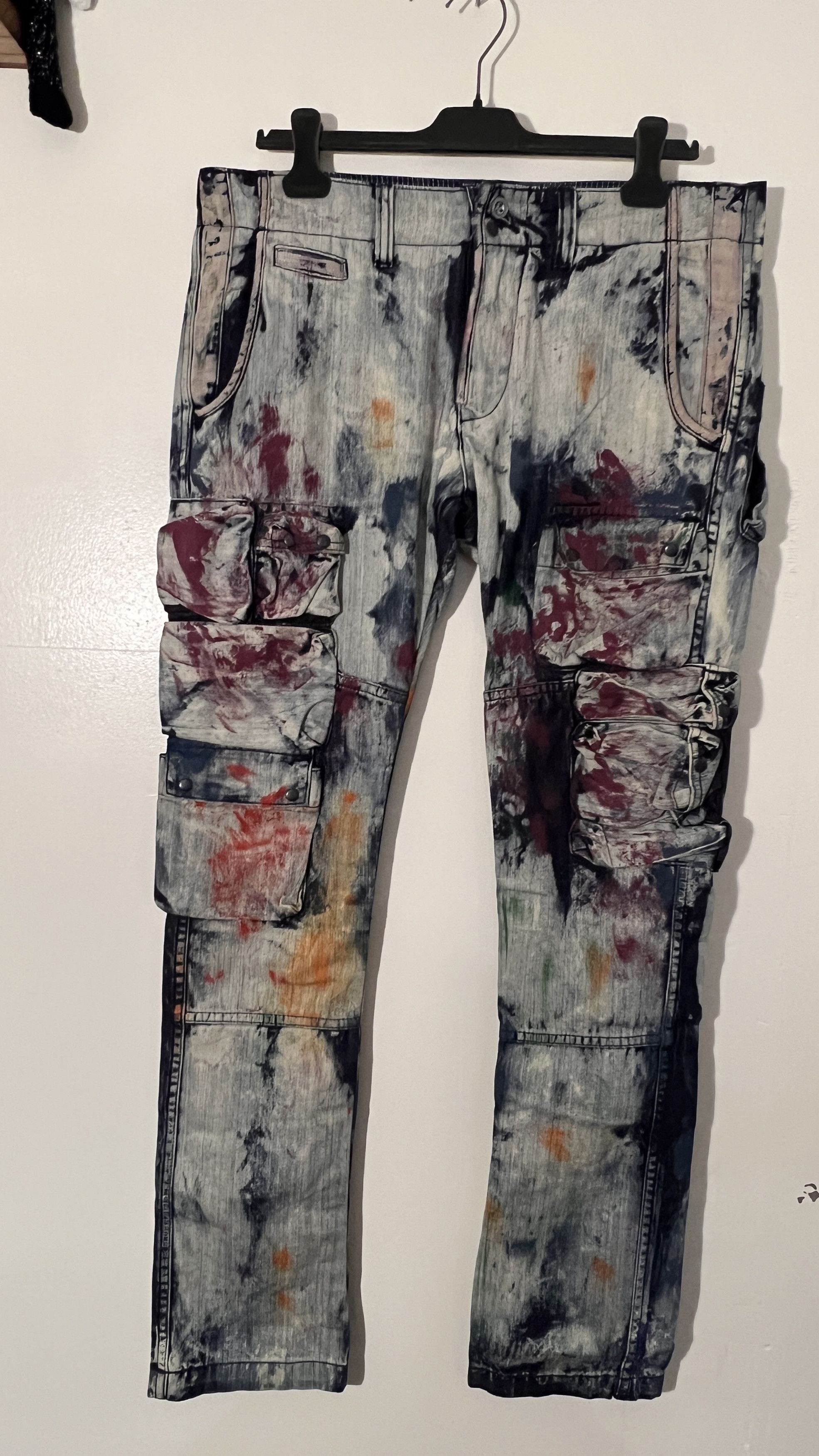 Prps PRPS PAINTED JEANS Size US 32 / EU 48 - 2 Thumbnail
