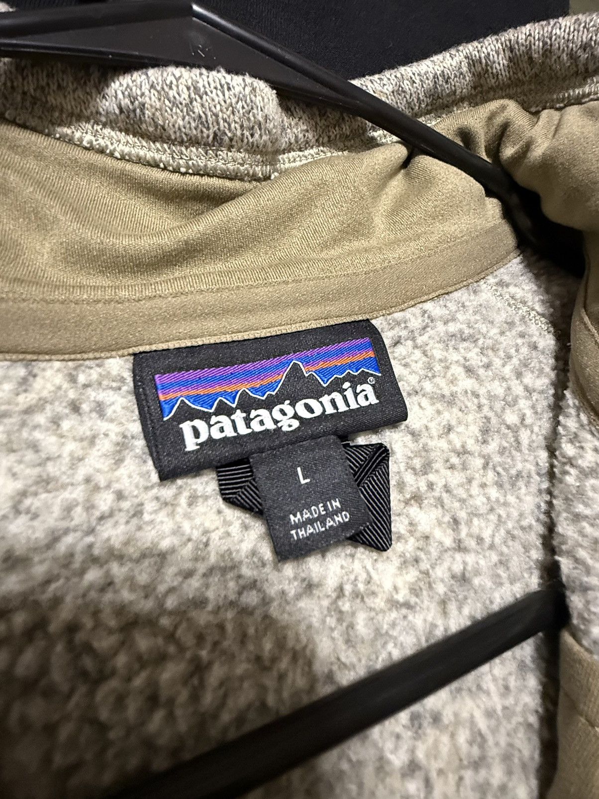 Patagonia Crème/Gray Patagonia fleece jacket Size US L / EU 52-54 / 3 - 3 Thumbnail
