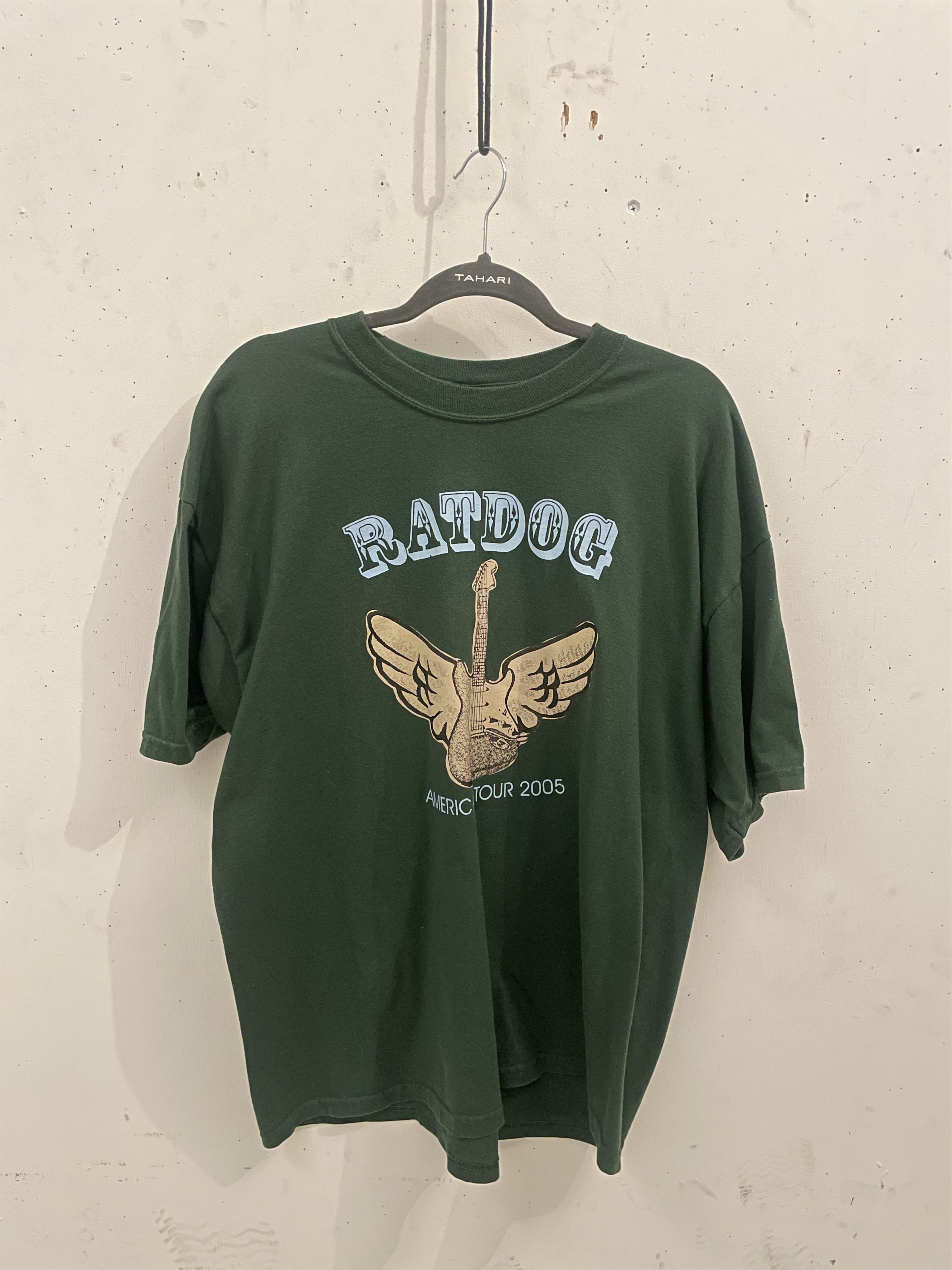 Image of Ratdog American Tour 2005 Vintage T Shirt Grateful Dead in Green, Men's (Size XL)