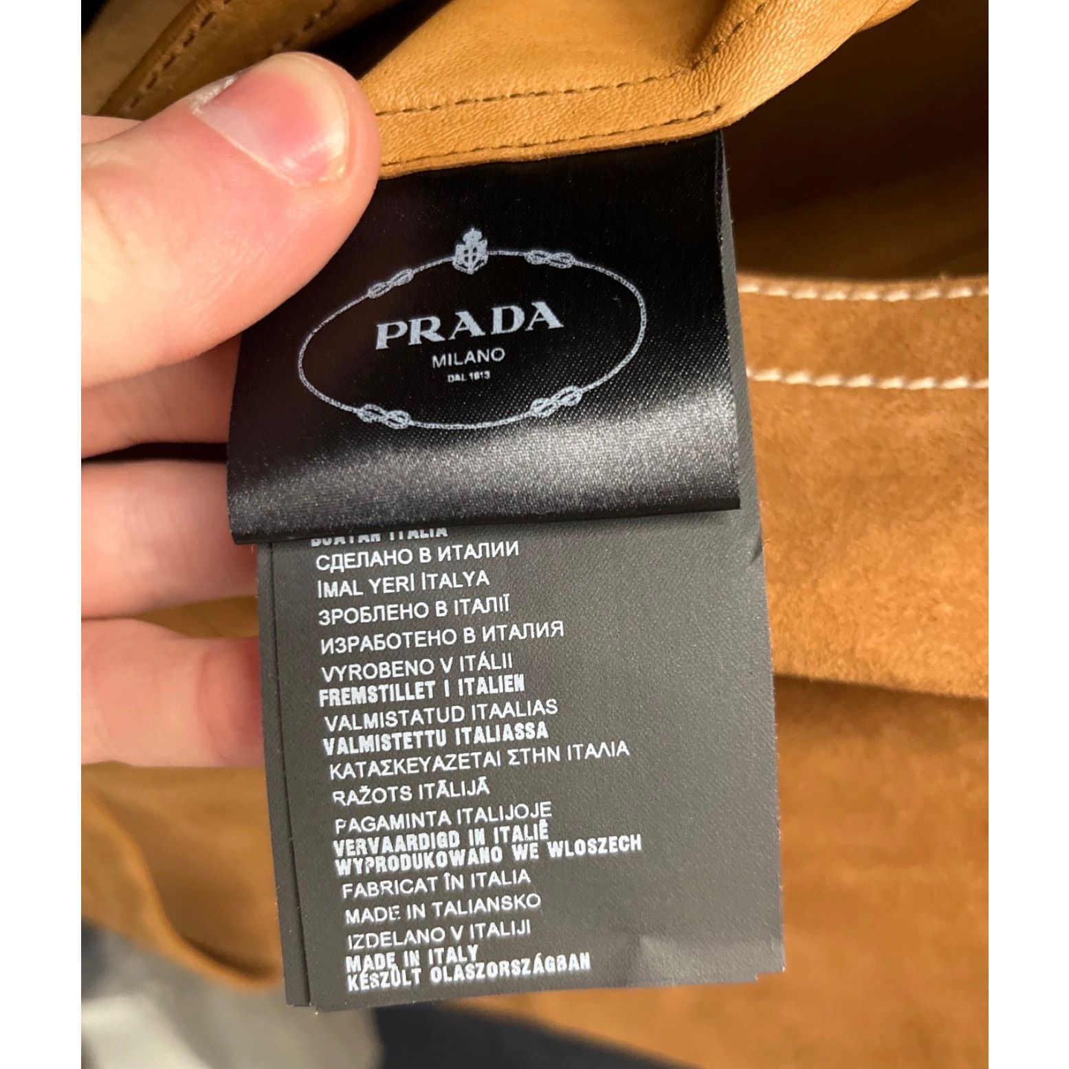 Prada Prada Brown Lambskin Long Vest with Belt - IT40 / S Size S / US 4 / IT 40 - 7 Thumbnail