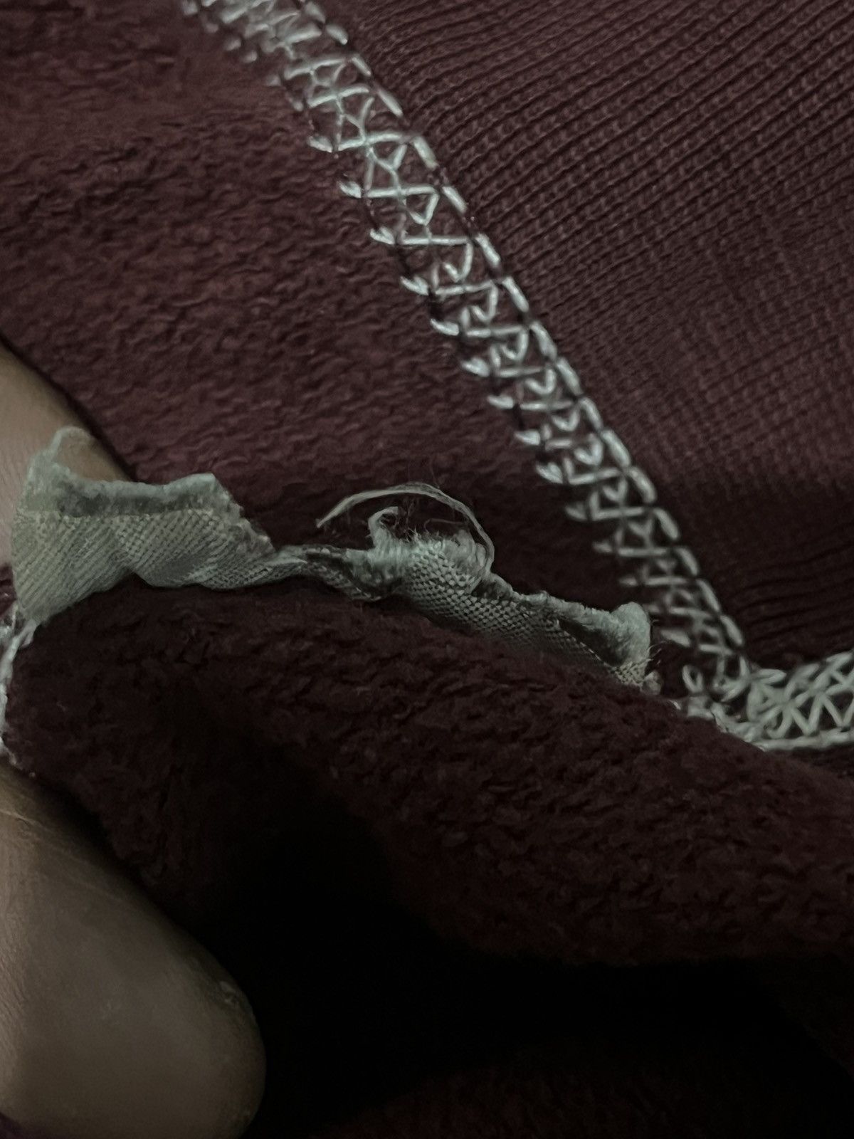 Isamu Katayama Backlash Y2K Cyber Ecko Unltd Fur Hoodie Maroon Washed Size US XL / EU 56 / 4 - 5 Thumbnail