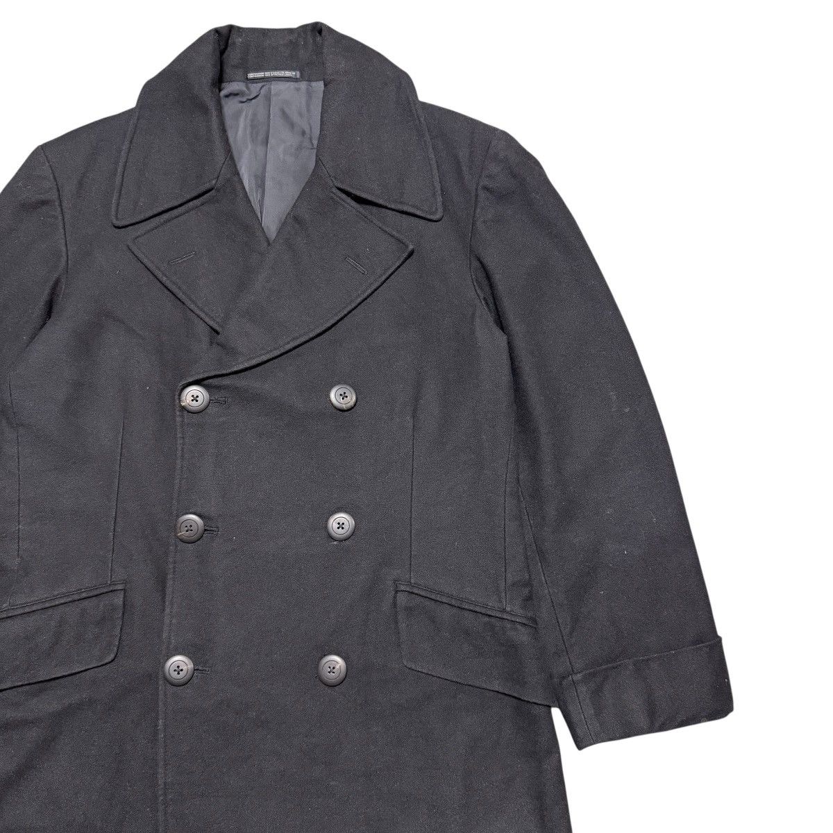 Yohji Yamamoto Yohji Yamamoto Pour Homme 80s Runway Double Breasted Coat Size US M / EU 48-50 / 2 - 9 Thumbnail
