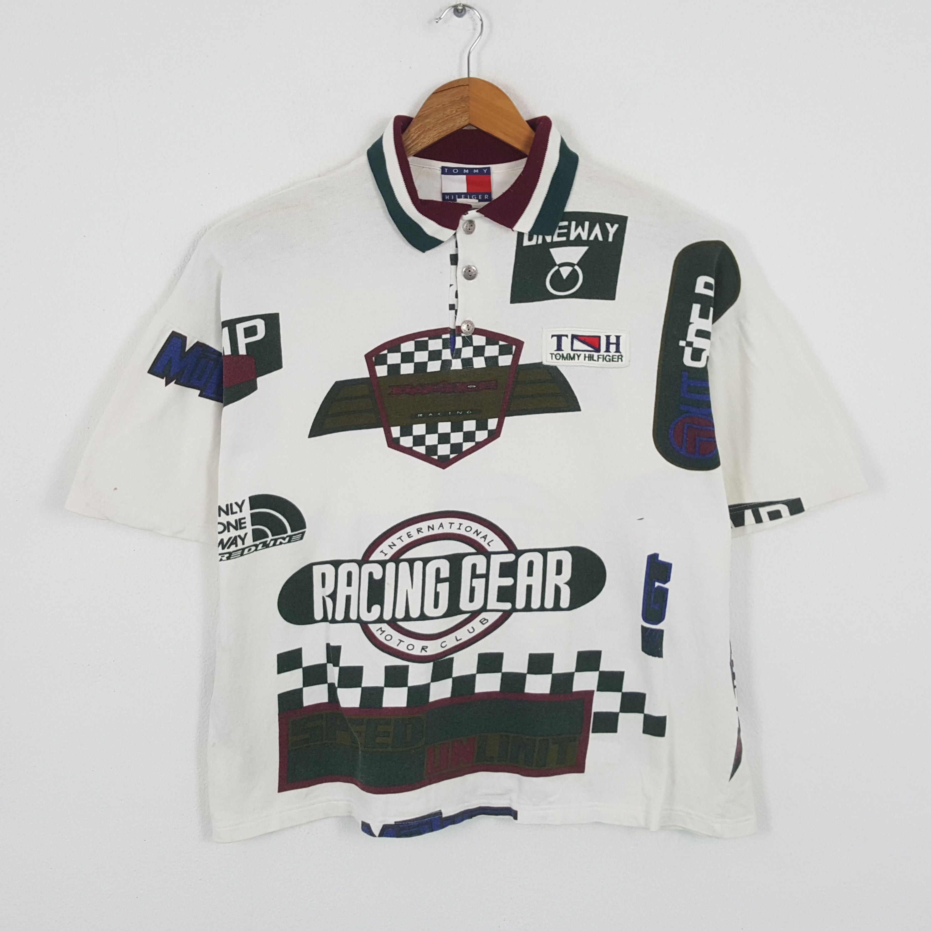 Vintage TOMMY HILFIGER Racing Gear Team Polos