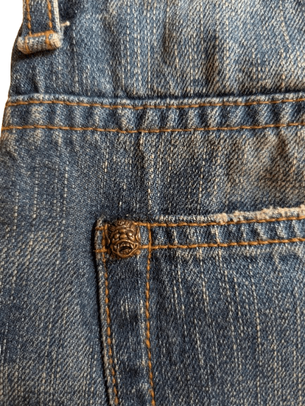 Designer SAHAJA DISTRESSED JEANS MADE IN USA Size US 32 / EU 48 - 8 Thumbnail