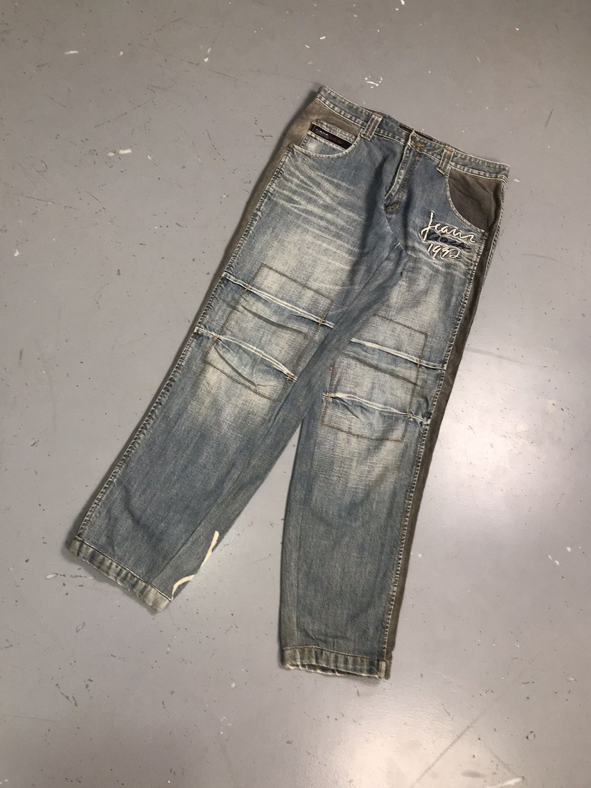 Fubu Rare vintage Fubu apparel company 1992 SpellOut denim Size US 34 / EU 50 - 3 Thumbnail