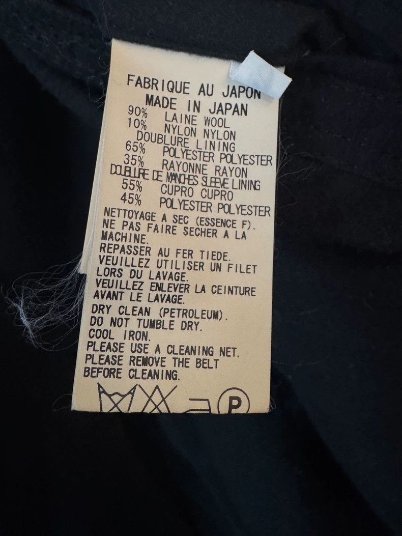 Yohji Yamamoto Yohji Yamamoto Black Label Wool Safari Jacket 2504-Nextarro Size US M / EU 48-50 / 2 - 9 Thumbnail