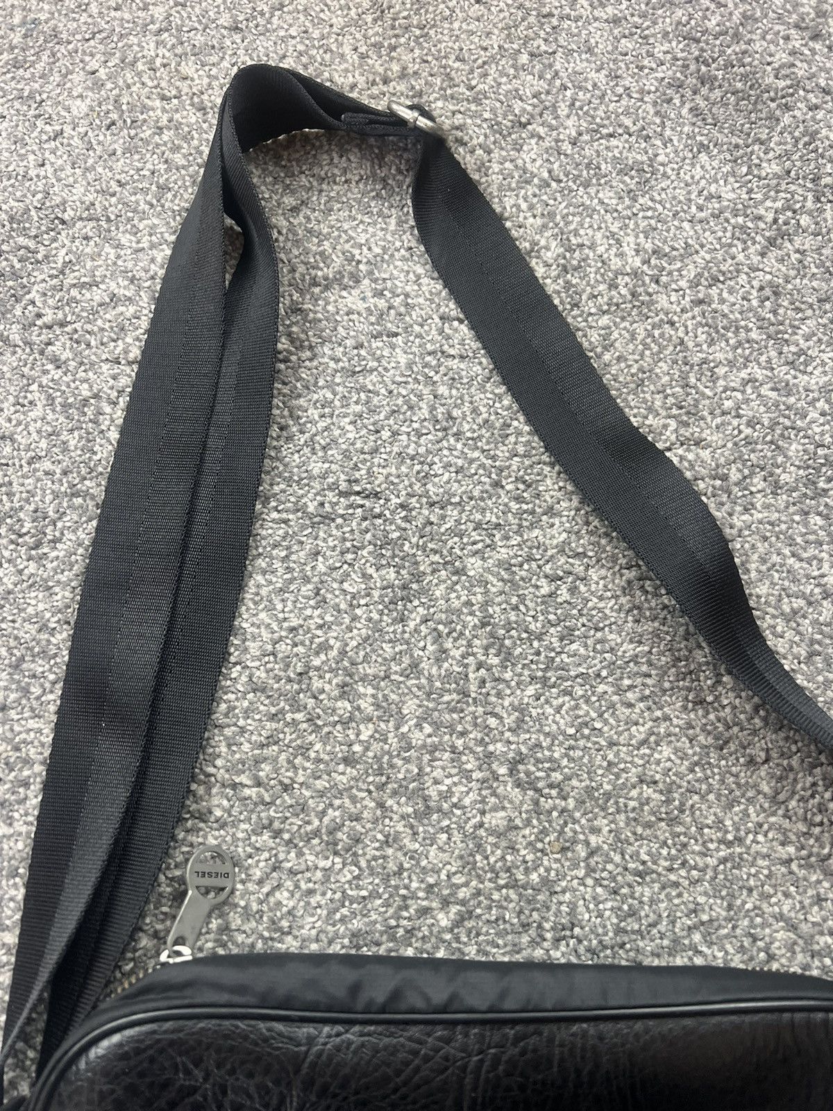 Diesel DIESEL Vintage Black Nylon Crossbody Bag / Shoulder Bag Size ONE SIZE - 4 Thumbnail