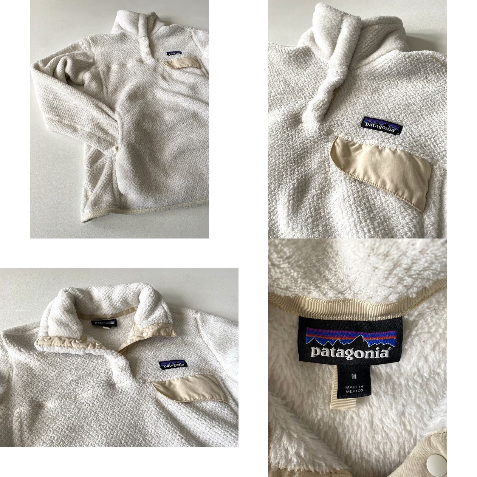 Patagonia Patagonia Women’s Re-Tool Snap-T Pullover Shirt XS-XL Linen White Pullover Mock Neck Fleece 25442 25442FA17 Size M Size M / US 6-8 / IT 42-44 - 8 Thumbnail