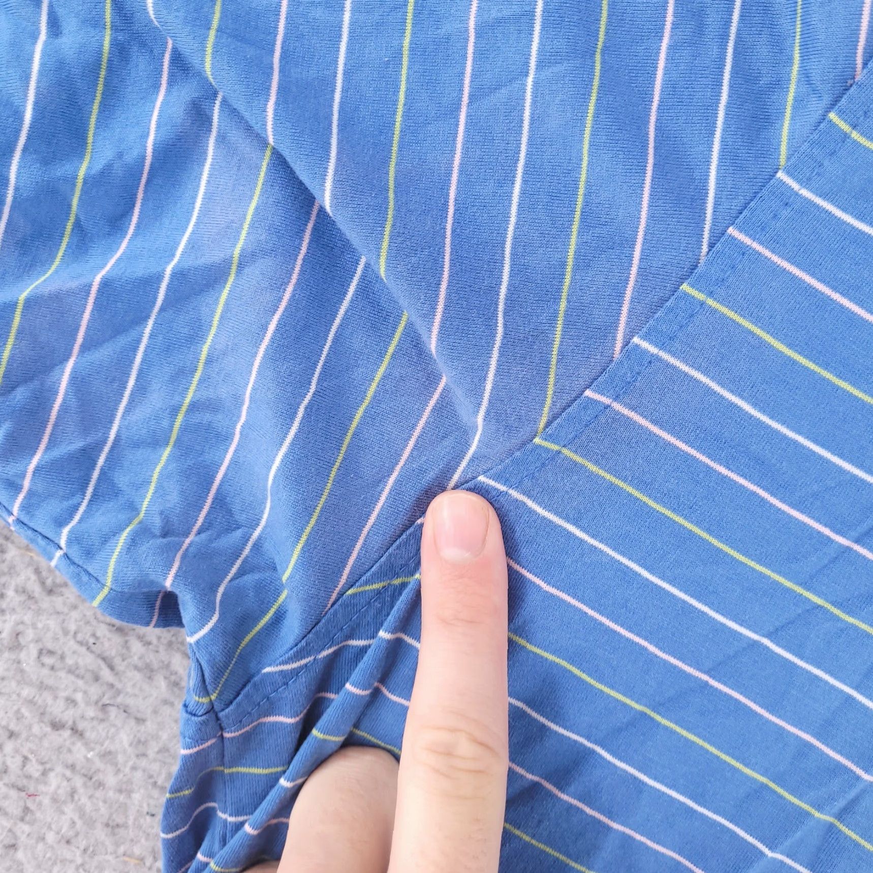 Vintage Walter Hagen Shirt Polo Mens Large Golf Striped 100% Cotton Blue Size US L / EU 52-54 / 3 - 4 Thumbnail