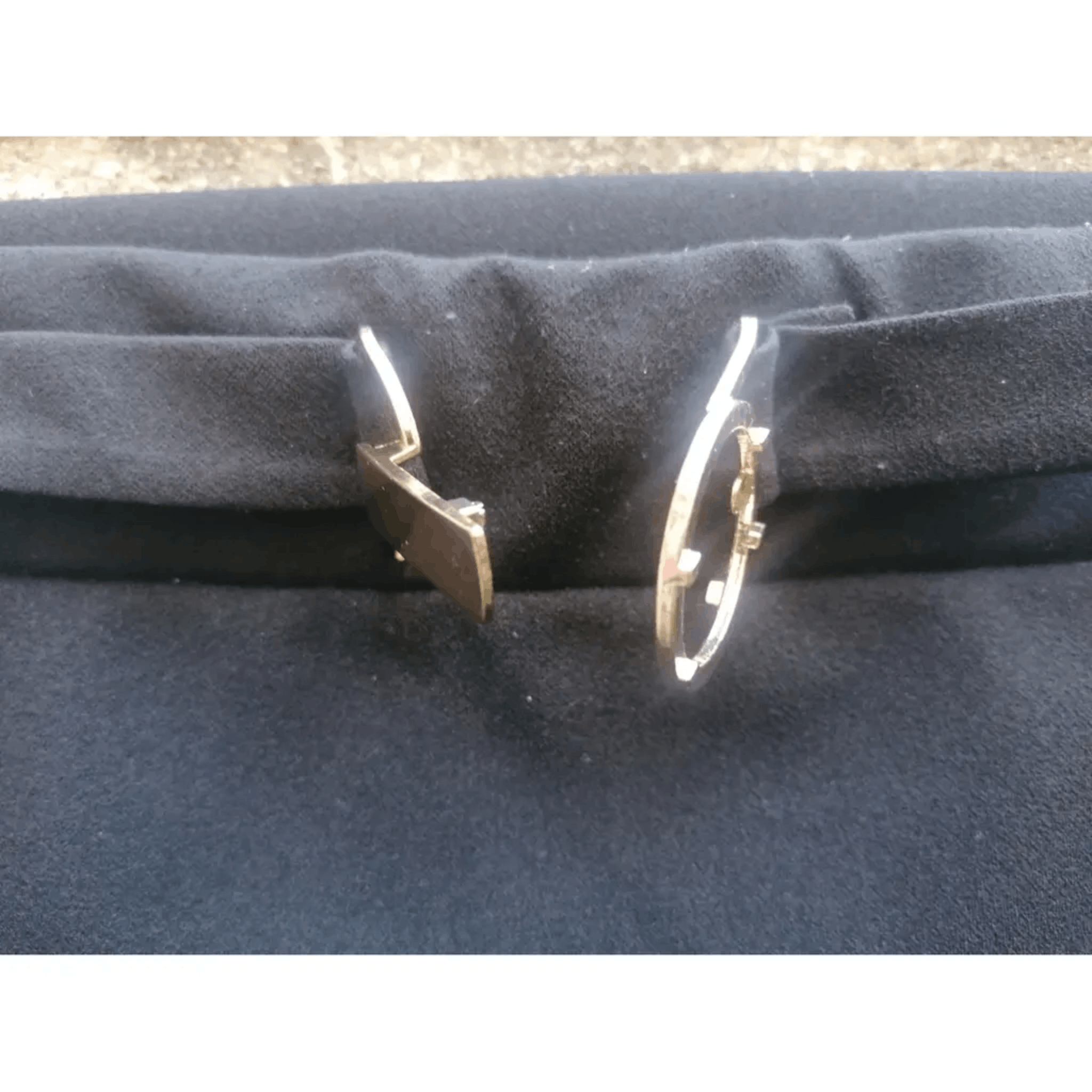 Other Black Mini Skirt with Gold Ring Belt Detail Size 27" / US 4 / IT 40 - 5 Thumbnail