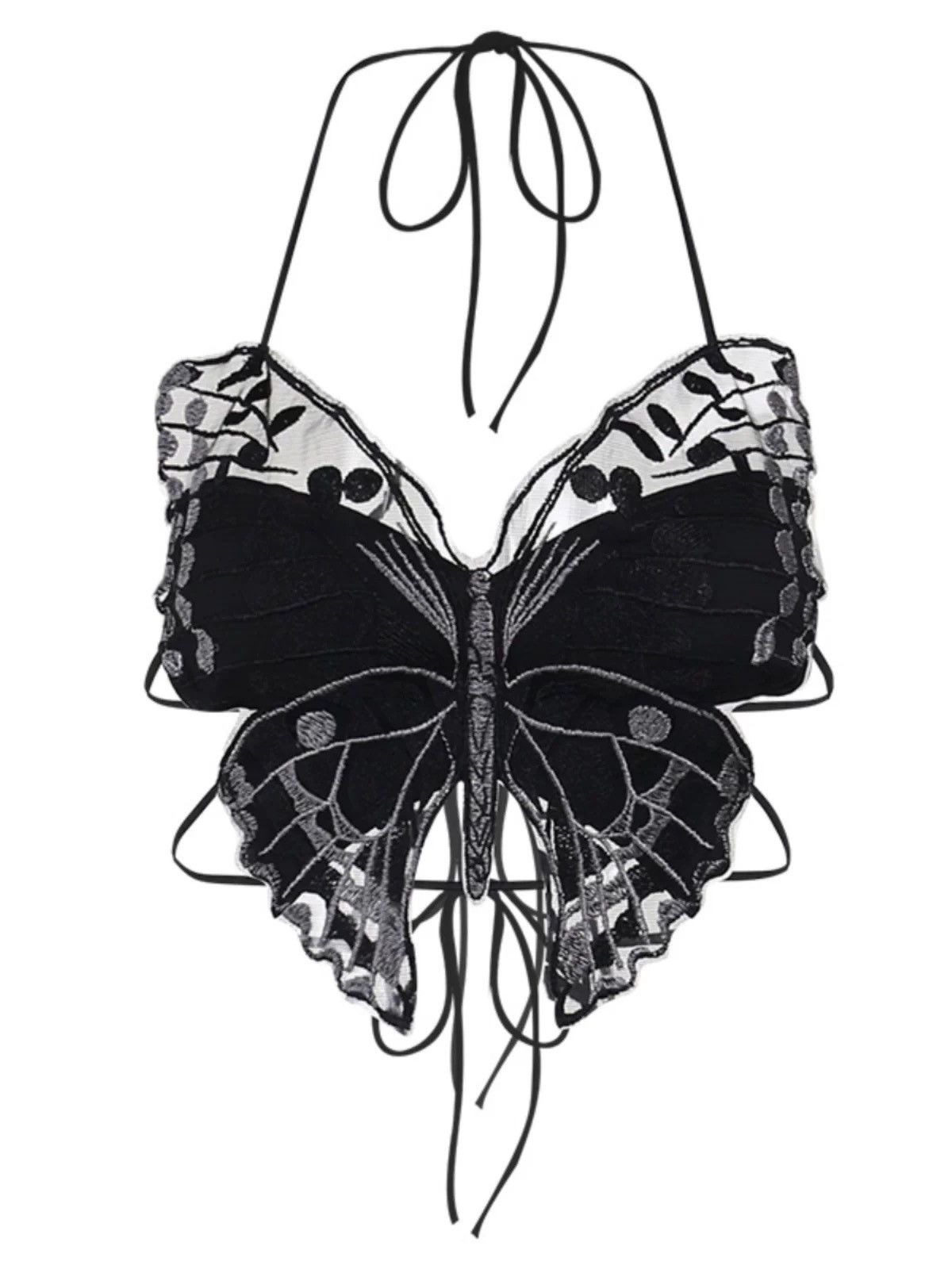 Vintage Y2K butterfly top Size ONE SIZE - 1 Thumbnail