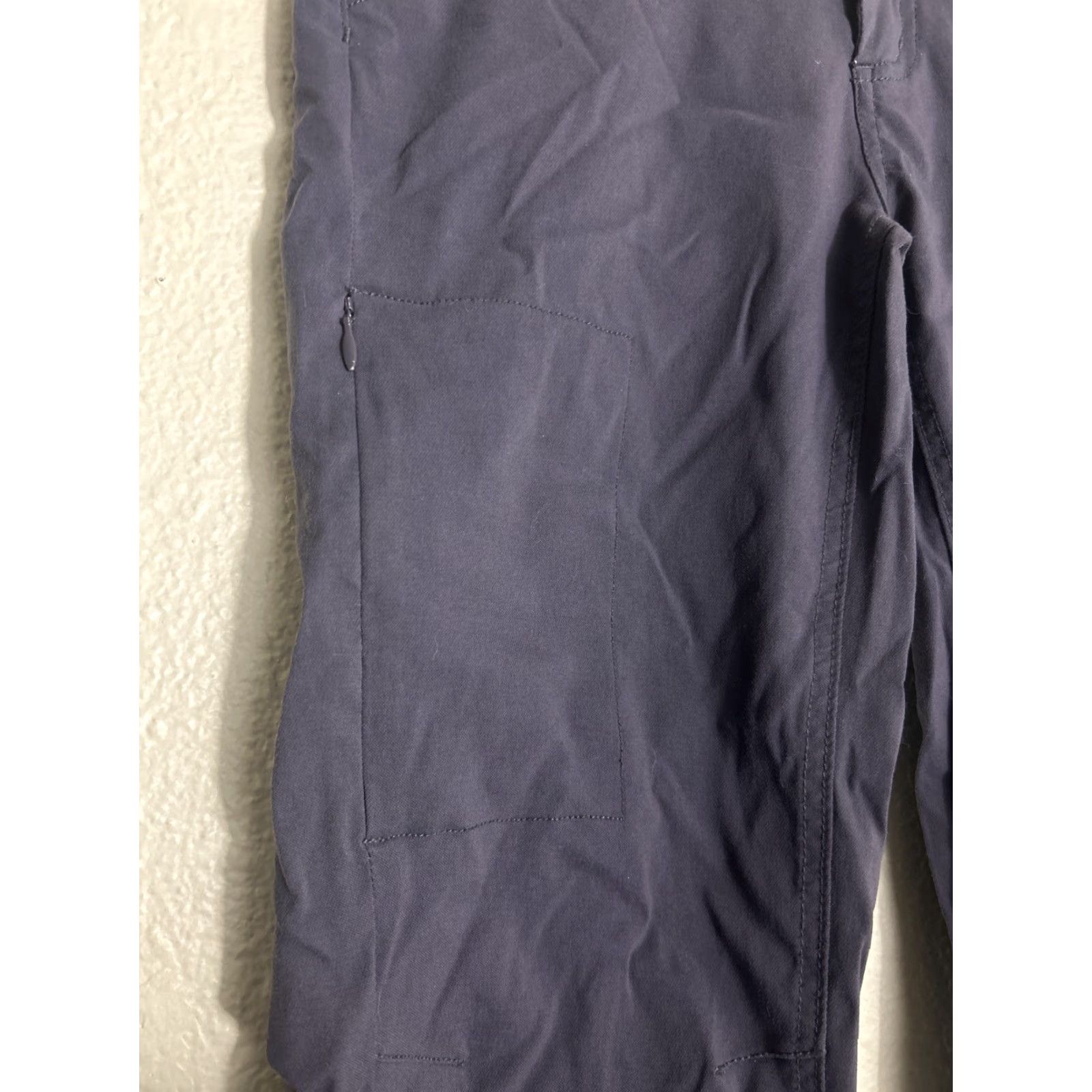 Prana Prana Halle Pants Women 2 Gray Straight Cargo Moisture Wicking Quick Dry Drawstring Flat Front Nylon Size 30" / US 8 / IT 44 - 4 Thumbnail