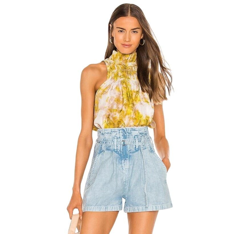 Joie Joie Smocked Fern Sleeveless Top in Porcelain Medium Size M / US 6-8 / IT 42-44 - 1 Thumbnail