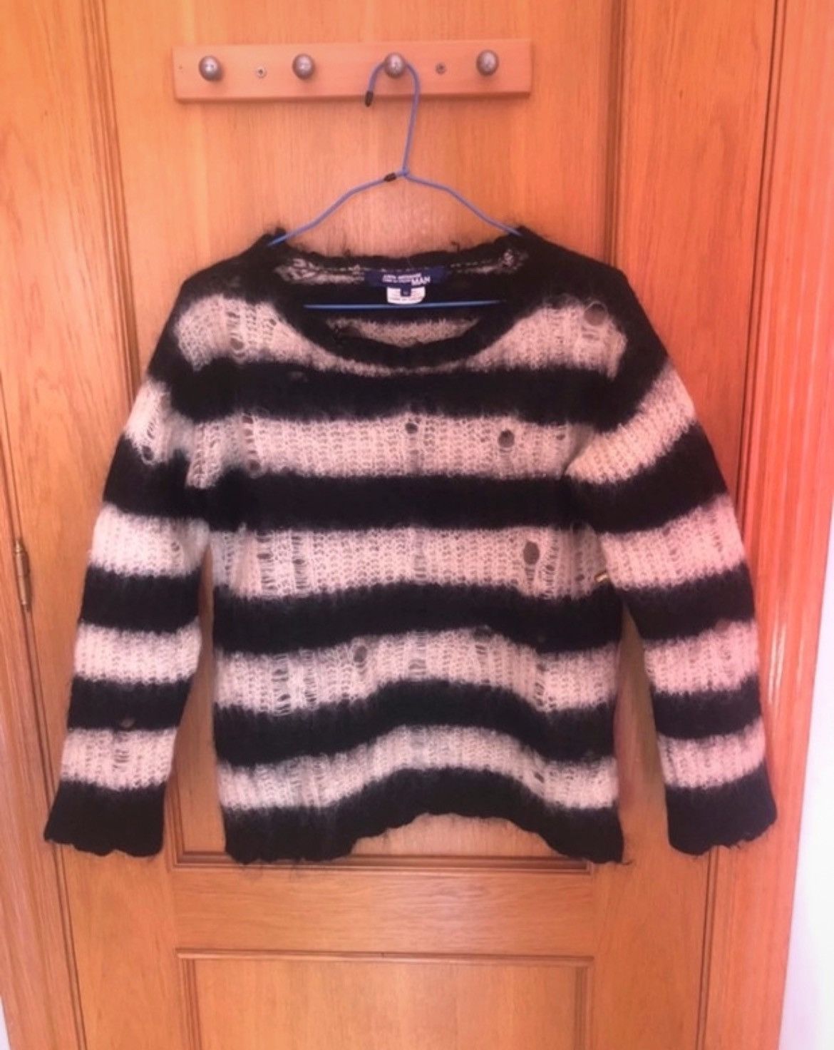 Comme des Garcons × Junya Watanabe AW14 FW14 Junya Watanabe MAN Grunge Knit Sweater Size US M / EU 48-50 / 2 - 1 Thumbnail