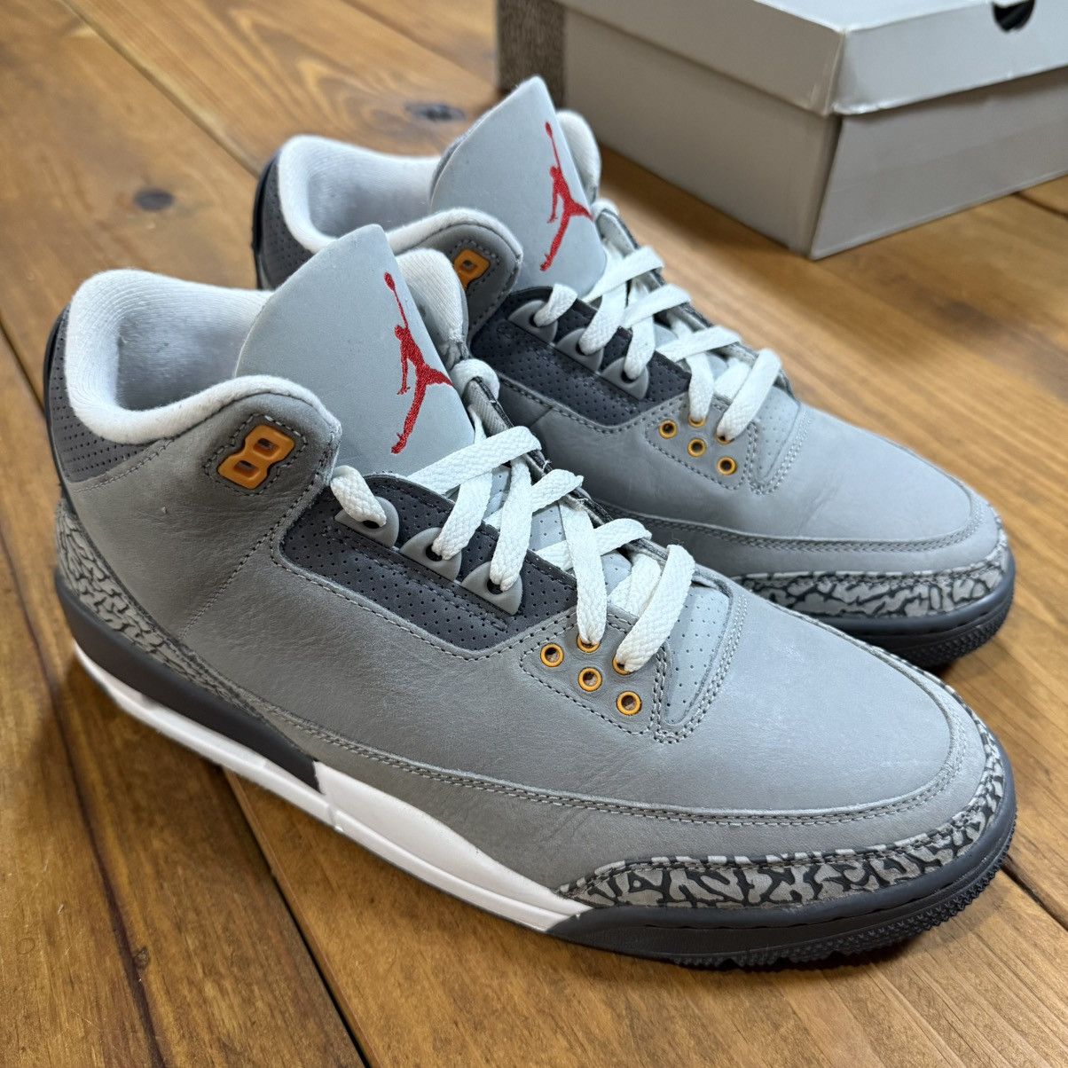 Jordan Brand Jordan 3 Retro Cool Grey 2021 Size US 10.5 / EU 43-44 - 8 Thumbnail