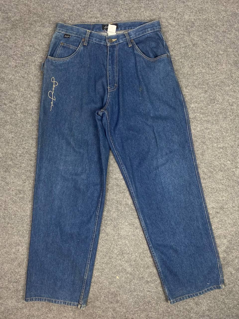 Sean John vintage 90s sean john baggy denim embroided logo Size US 34 / EU 50 - 7 Thumbnail