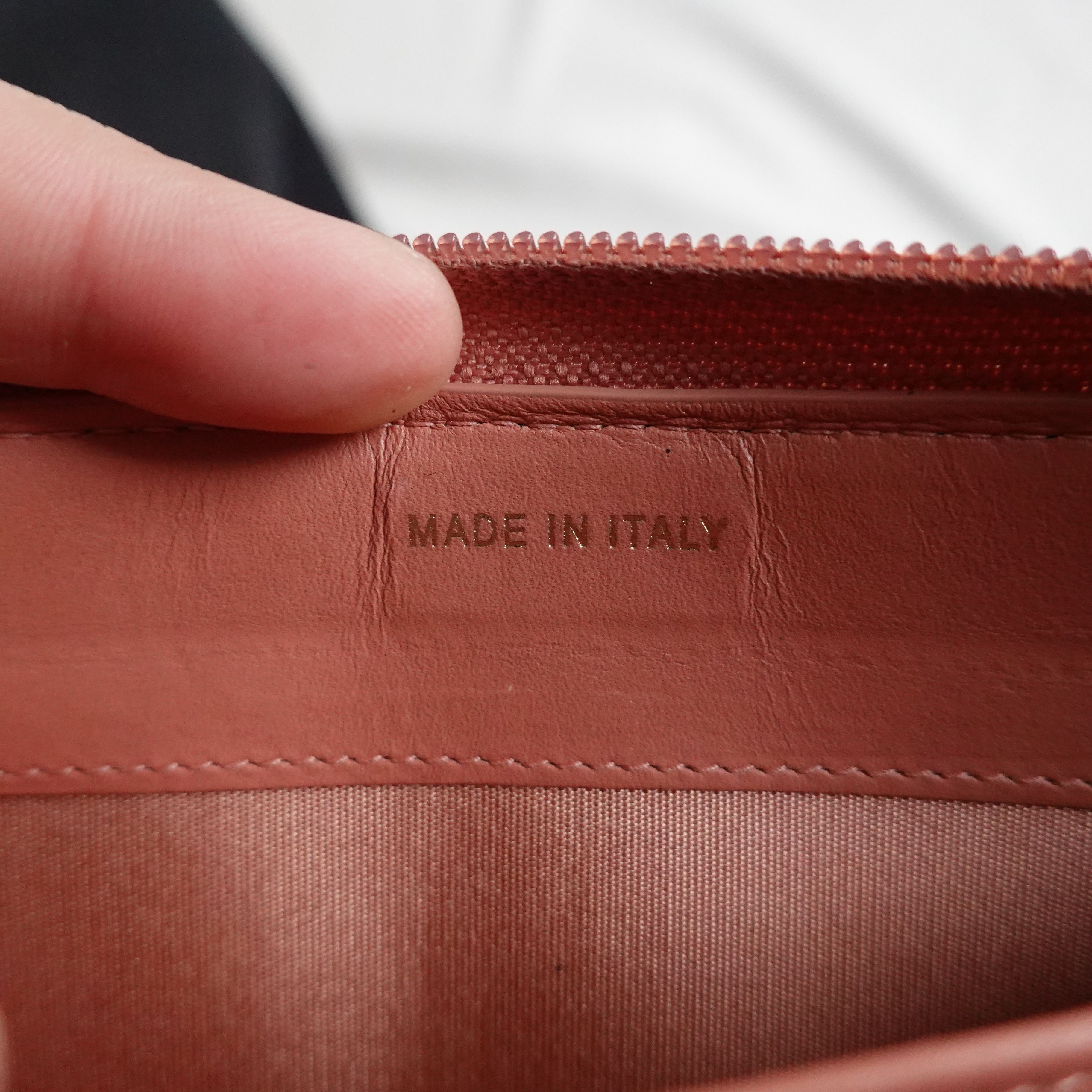 Chanel Chanel Boy Lambskin Wallet Peach Size ONE SIZE - 2 Thumbnail