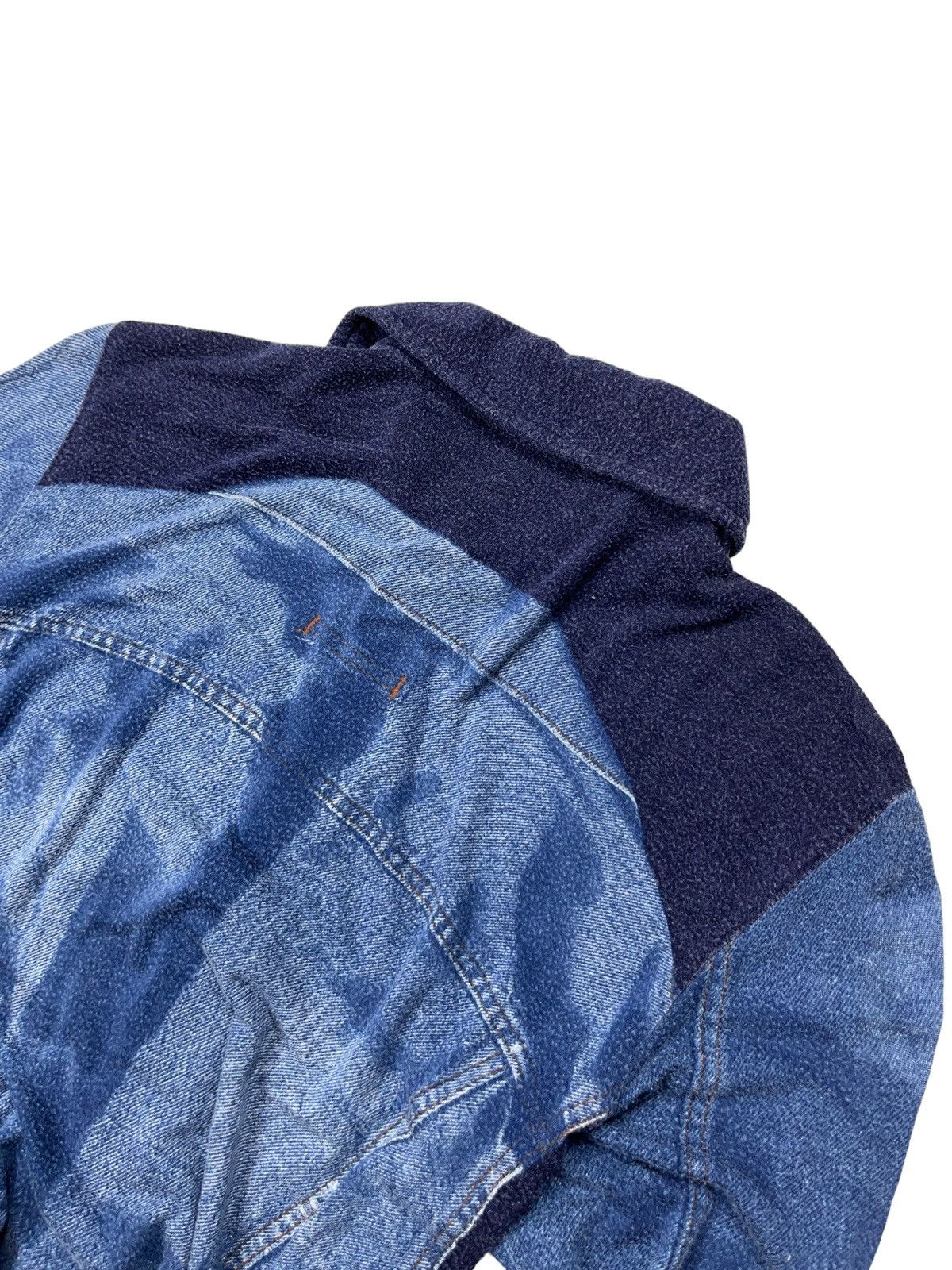 Jean Paul Gaultier Jean Paul Gaultier SS97 Trompe Button Up Shirt Denim Print Size M / US 6-8 / IT 42-44 - 12 Thumbnail