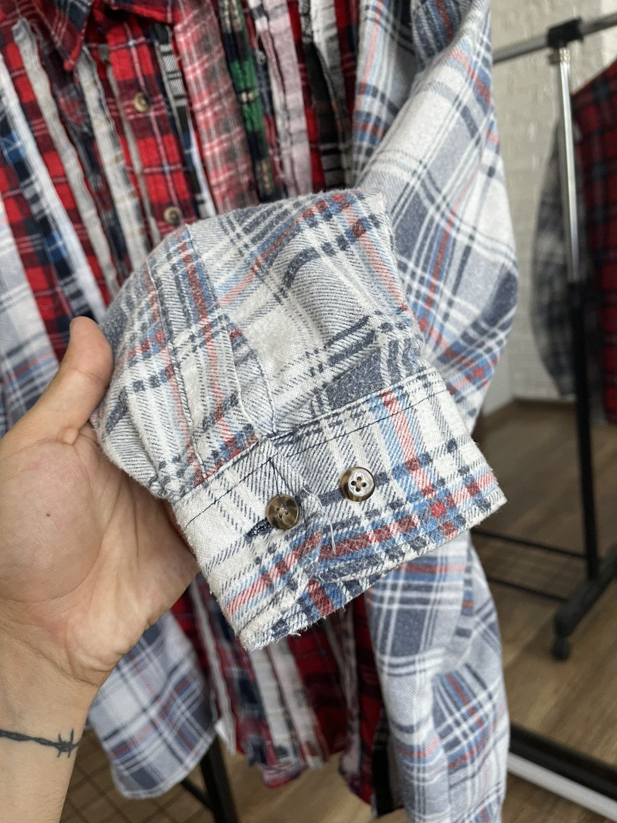 Needles Rebuild By Needles Shirt Button Up Japan Size US L / EU 52-54 / 3 - 9 Thumbnail