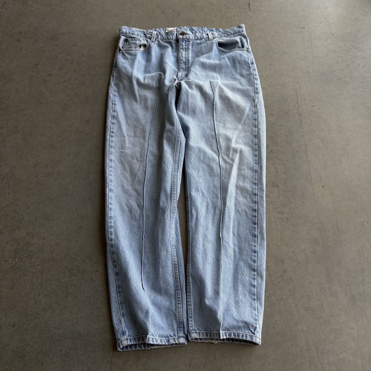 Carhartt Vintage Carhartt Baggy Blue Jeans Tapered Baggy Fit 40x30 Size US 40 / EU 56 - 5 Thumbnail