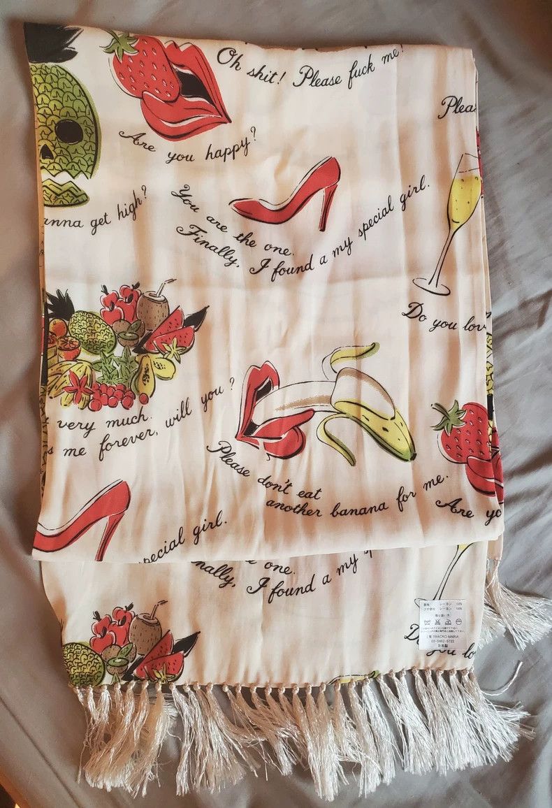 Wacko Maria Wacko Maria Silk Wheat Ear Scarf Size ONE SIZE - 1 Thumbnail