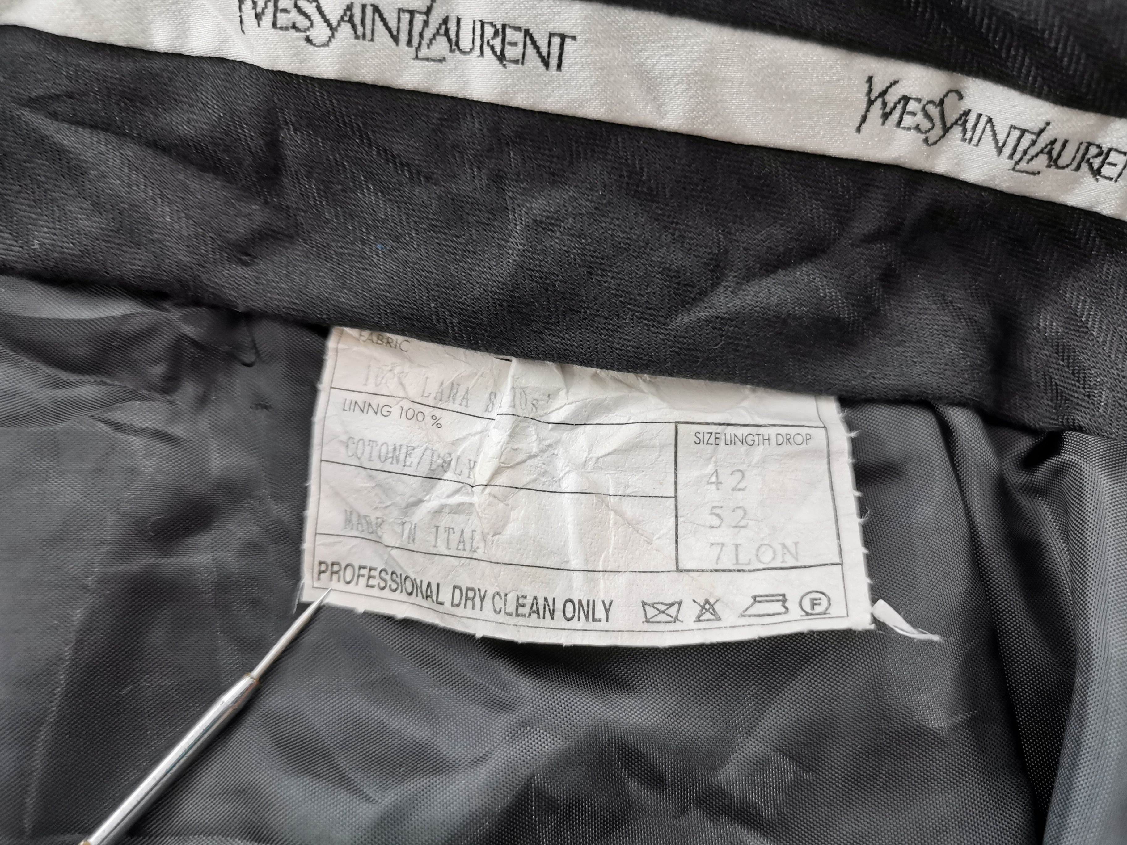 Yves Saint Laurent Yves Saint Laurent Made In Italy Slack Trouser Pants Size 34 Size US 34 / EU 50 - 8 Thumbnail