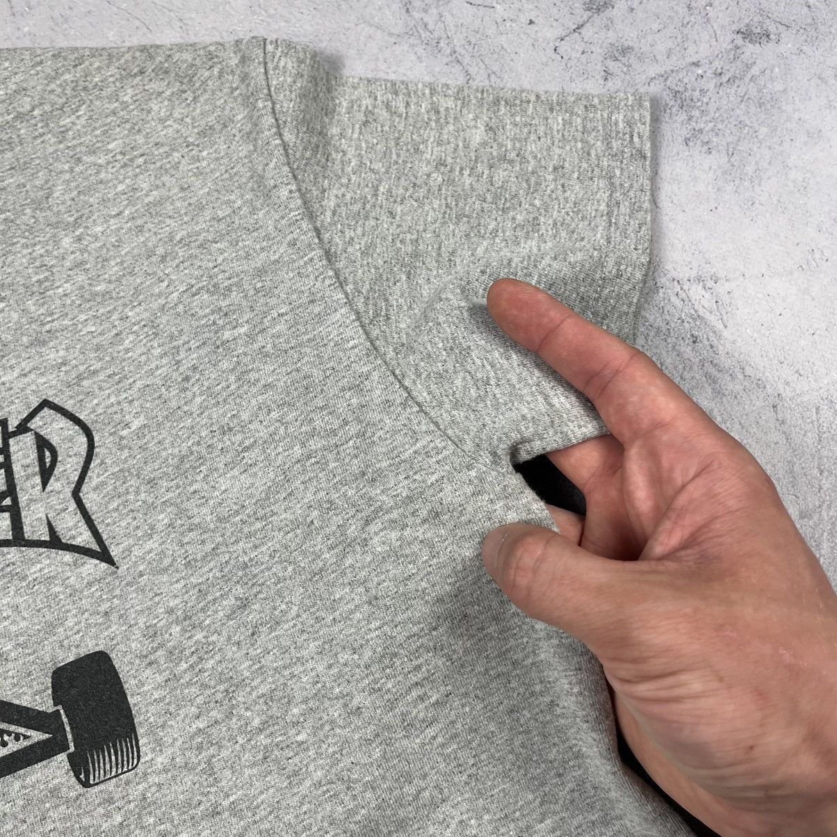 Thrasher Vintage Thrasher Pentagram y2k sk8 big logo tee 90’s Size US S / EU 44-46 / 1 - 11 Thumbnail