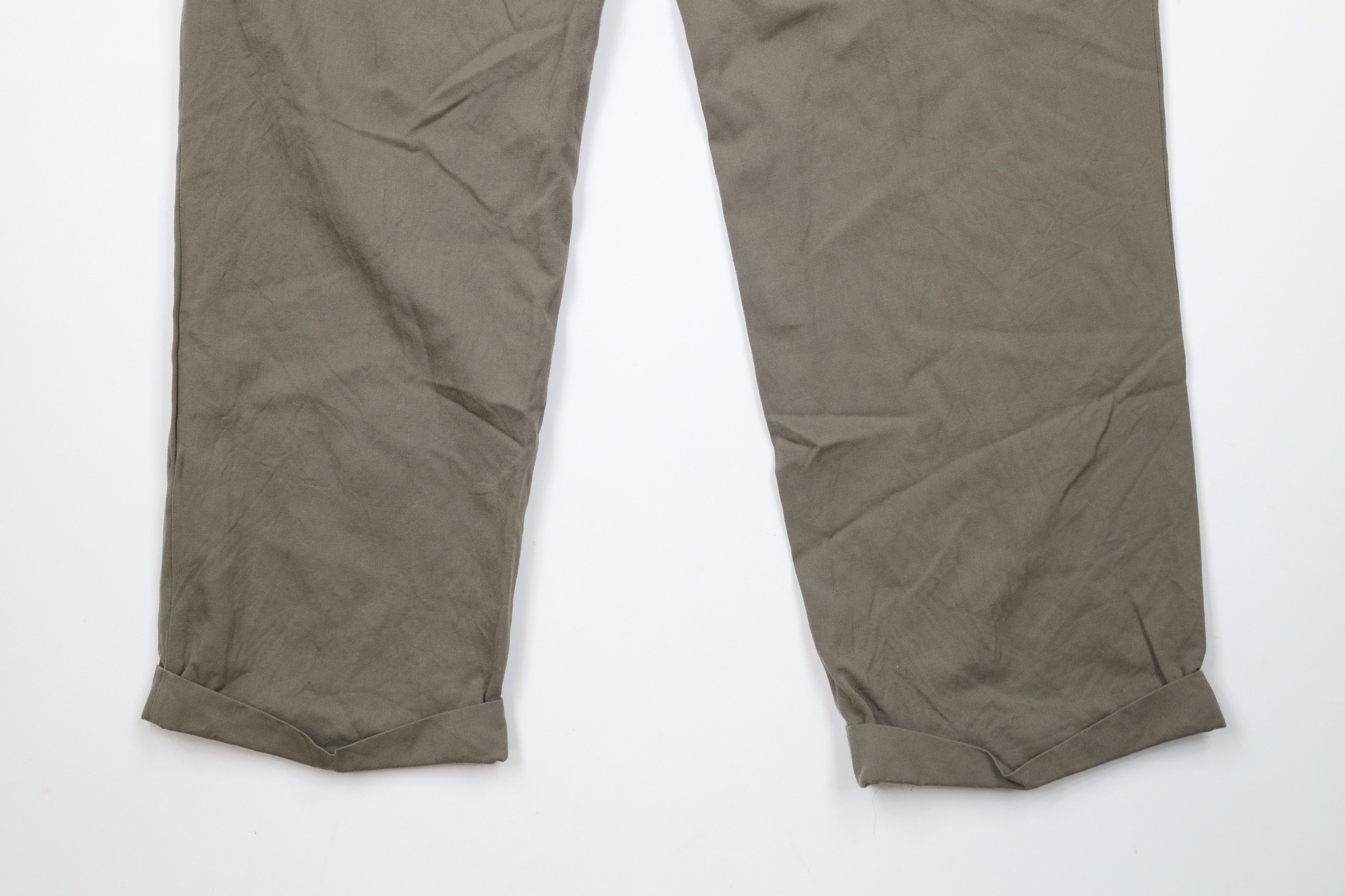 Brooks Brothers × Vintage Vintage 90s Brooks Brothers Wool Chino Pants Greenish Gray Size US 36 / EU 52 - 12 Thumbnail