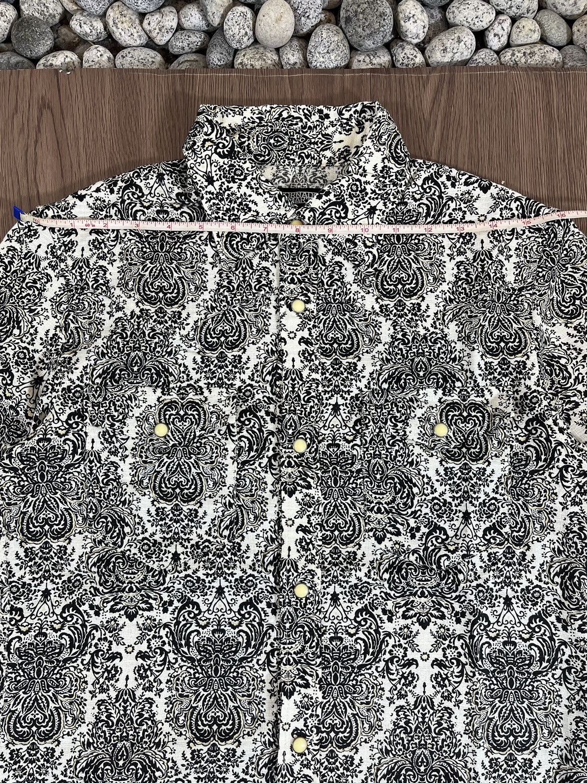 Tornado Mart Tornado Mart Baroque Pattern Short Sleeve Shirt Size US S / EU 44-46 / 1 - 12 Thumbnail