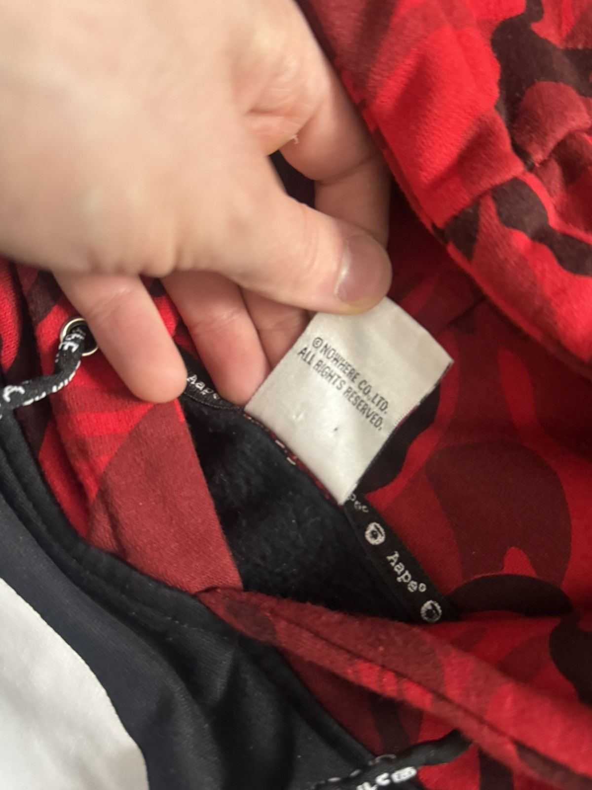 Aape Aape x Bape graphic hoodie Size US L / EU 52-54 / 3 - 6 Thumbnail