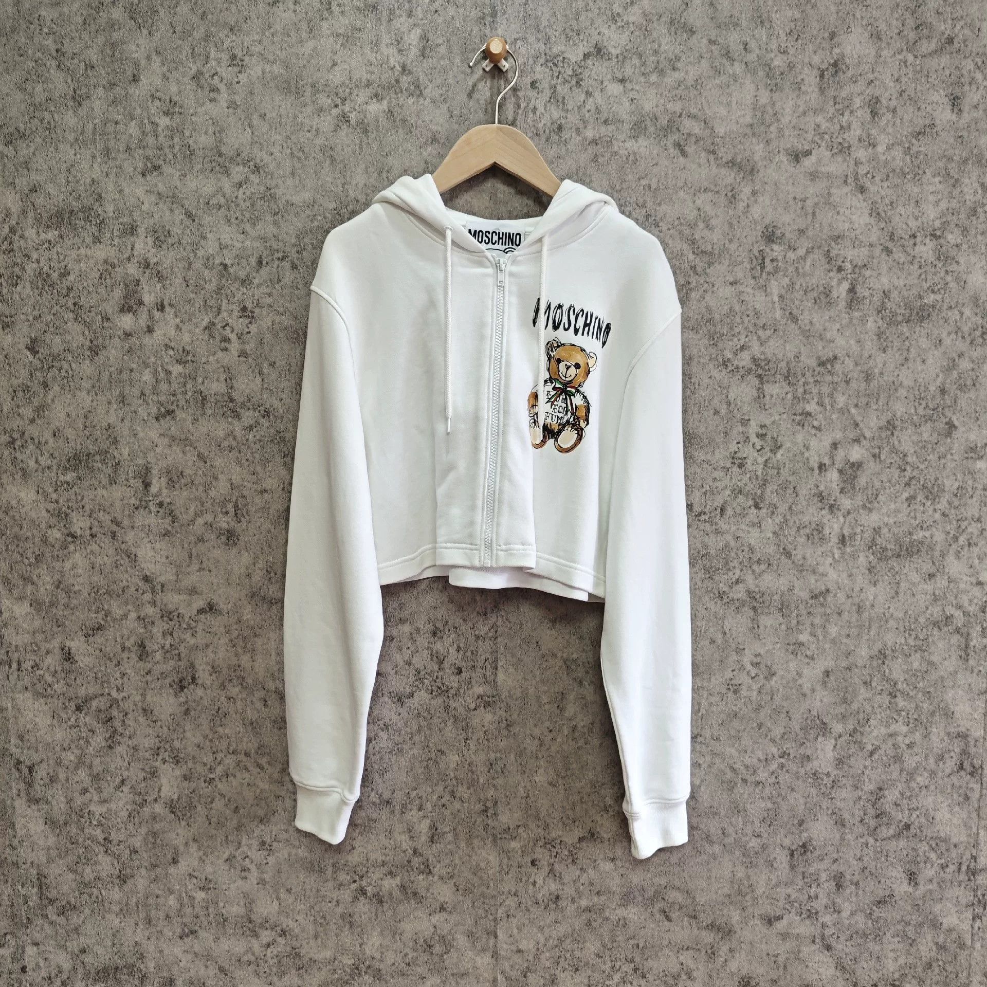 Moschino Moschino Cropped Hoodie it_42 Women Size M / US 6-8 / IT 42-44 - 1 Thumbnail