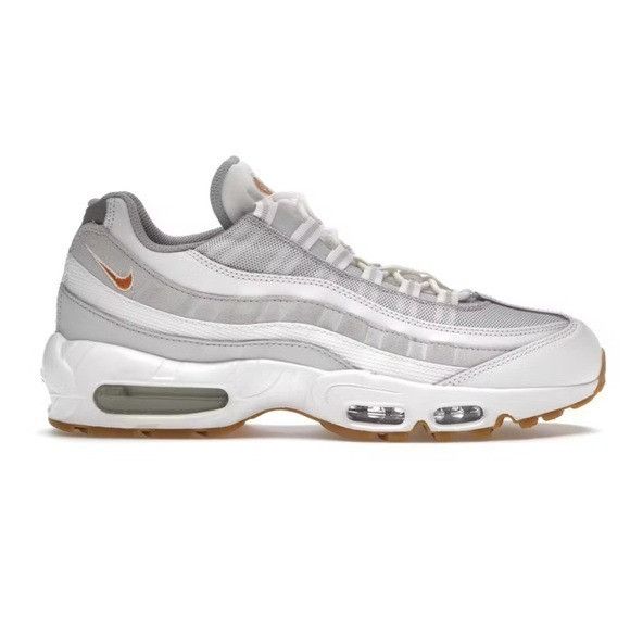 Nike Nike Air Max 95 Pure Platinum Hot Curry White Men’s Size 12 Size US 12 / EU 45 - 1 Thumbnail