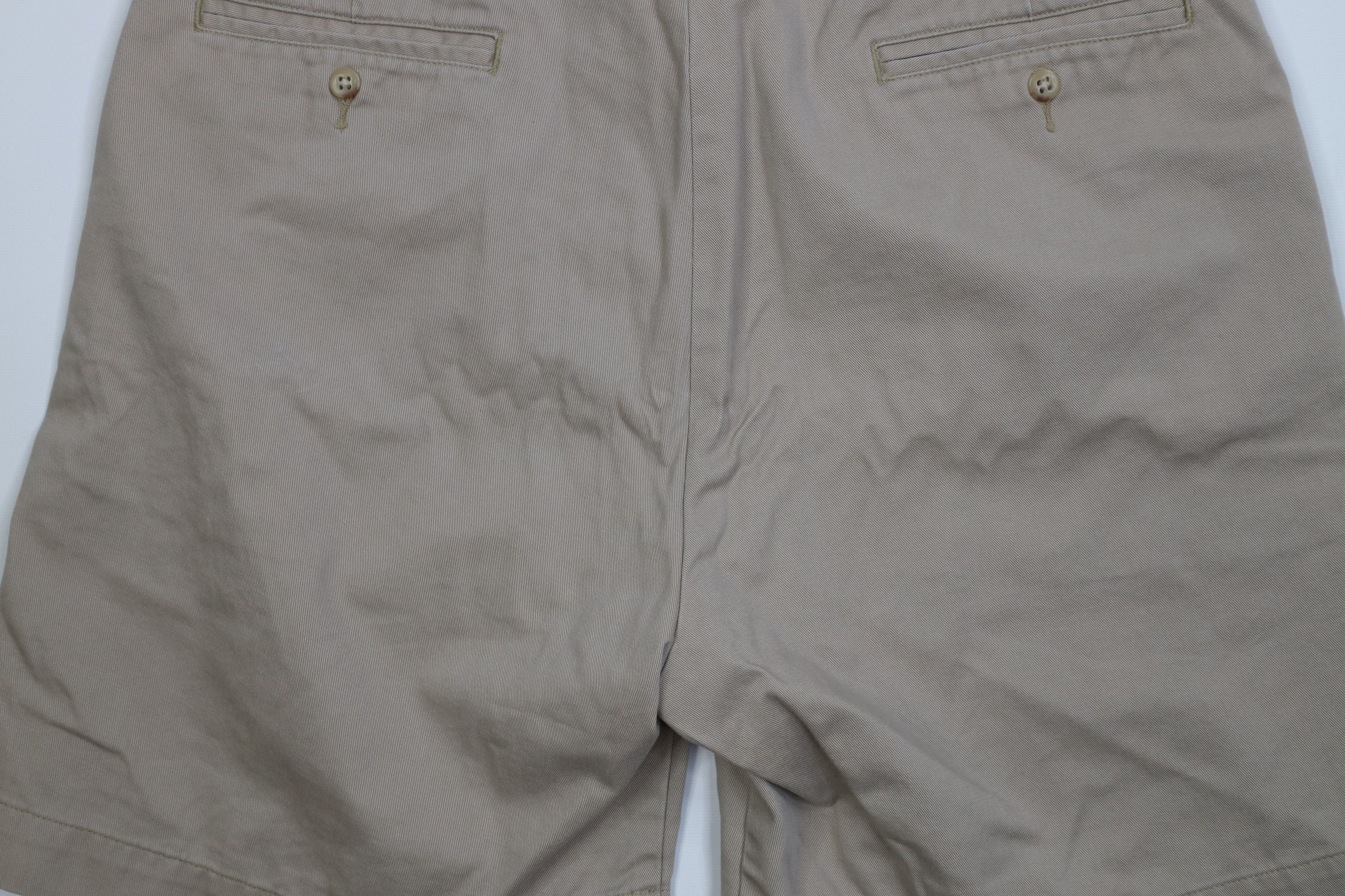 Ralph Lauren Vintage 90s Ralph Lauren Knee Philip Chino Shorts Beige Size US 32 / EU 48 - 11 Thumbnail