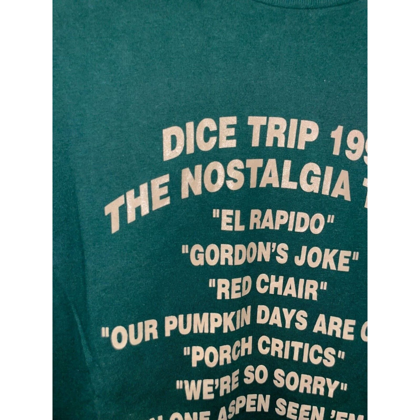 Hanes Vintage Dice Trip Shirt Long Sleeve Tee Nostalgia 90s VTG XL Size US XL / EU 56 / 4 - 3 Thumbnail