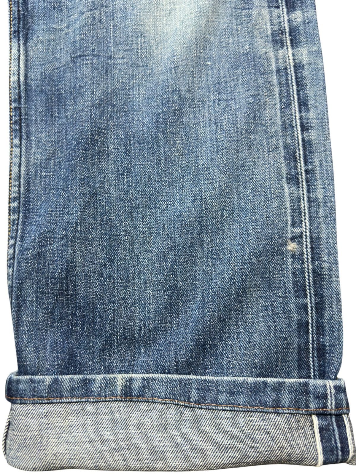 Johnbull Vintage Sewing Chop Clinic By Johnbull Selvedge Style Jeans Size US 33 - 3 Thumbnail