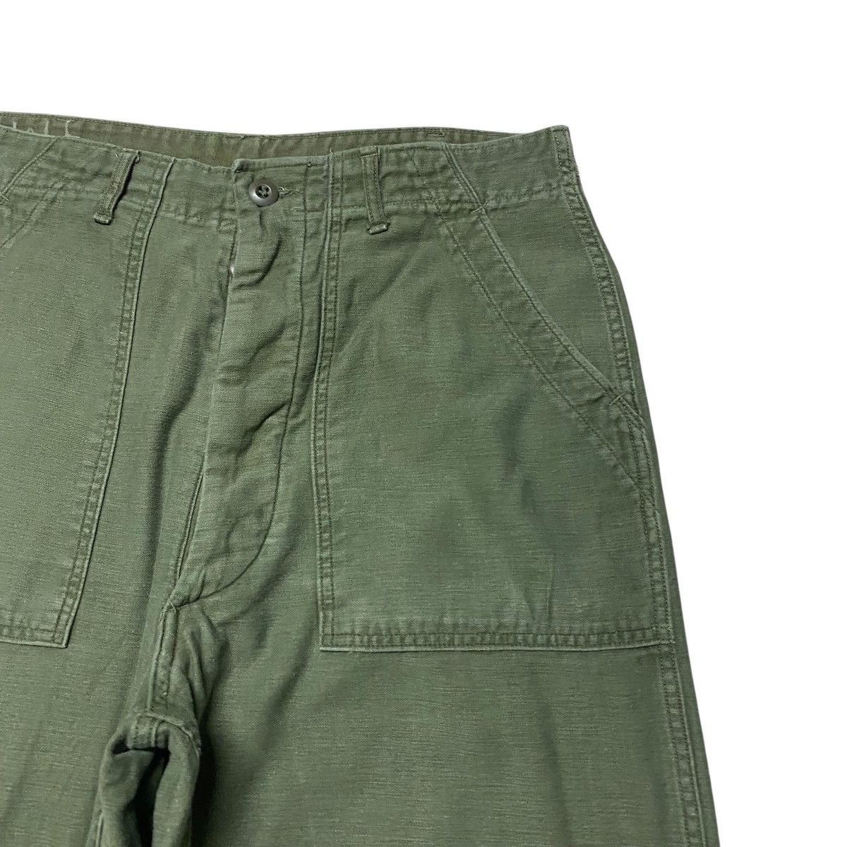 Vintage Vintage OG-107 Sateen US Army Fatigue Pants Size 32" / US 10 / IT 46 - 5 Thumbnail
