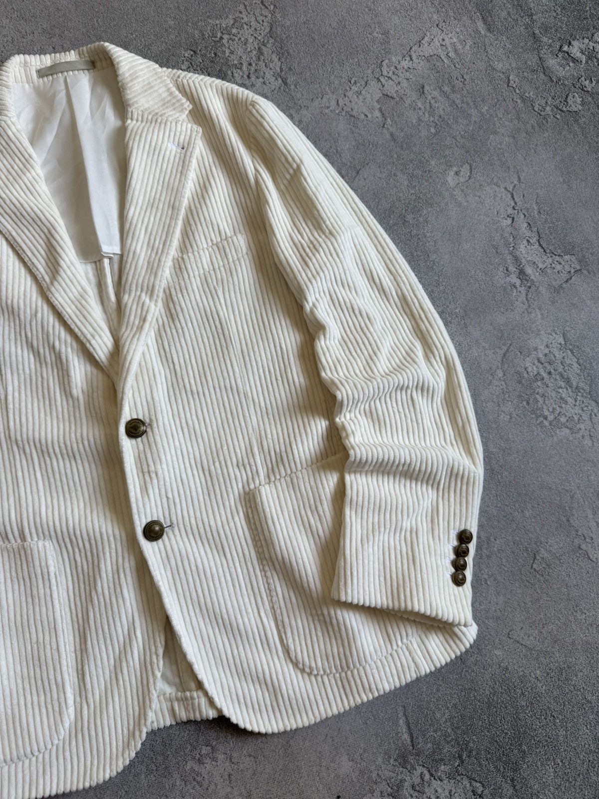 Eleventy Eleventy 50size velour velvet button up blazer jacket luxury Size US M / EU 48-50 / 2 - 4 Thumbnail