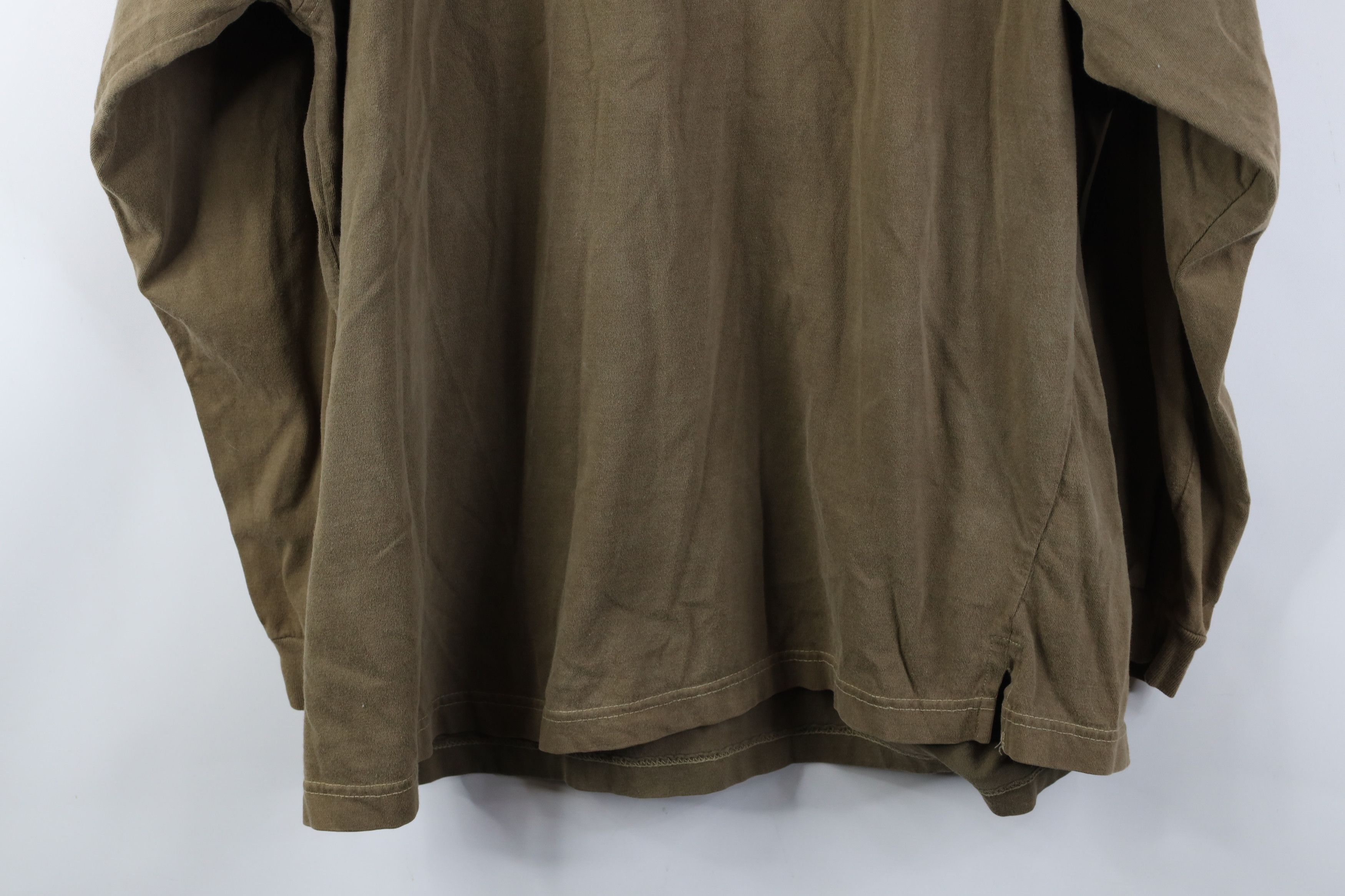 Vintage Vintage 90s Streetwear Long Sleeve Henley T-Shirt Green Size US XL / EU 56 / 4 - 14 Thumbnail