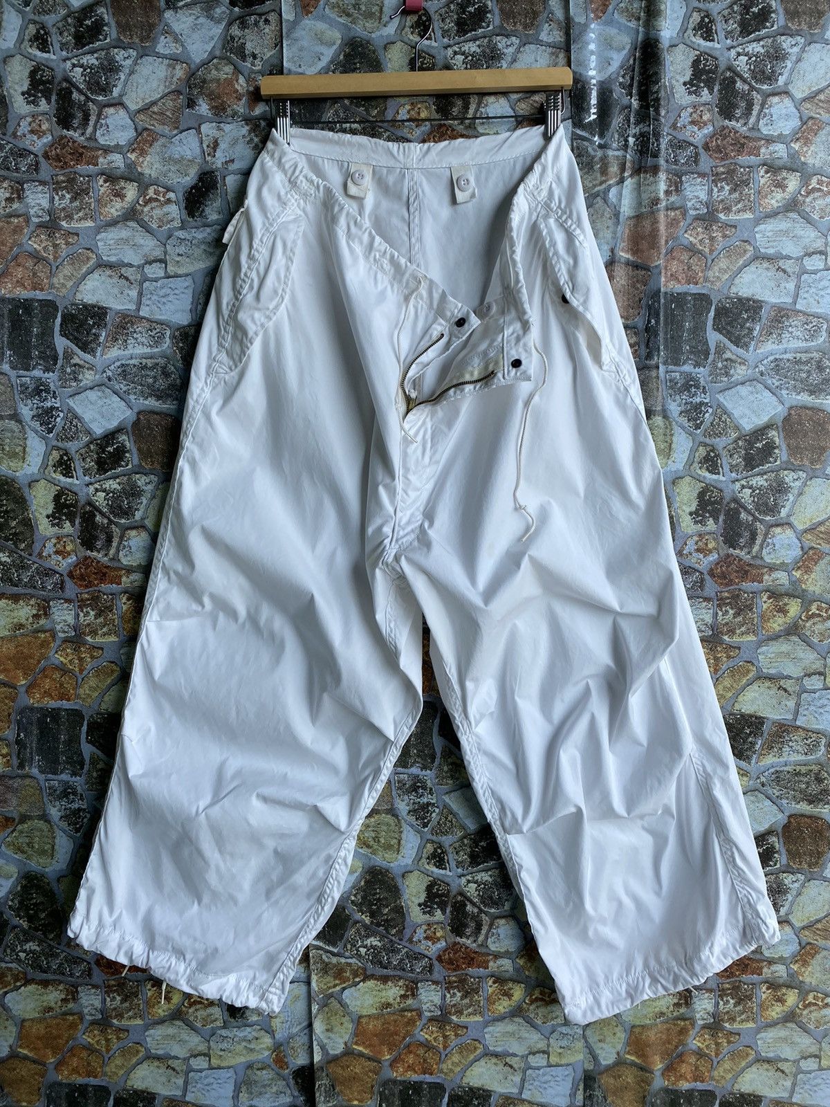 Japanese Brand TRS ARTIC WHITE SNOW CAMOFLAGE PANTS Size US 35 - 3 Thumbnail